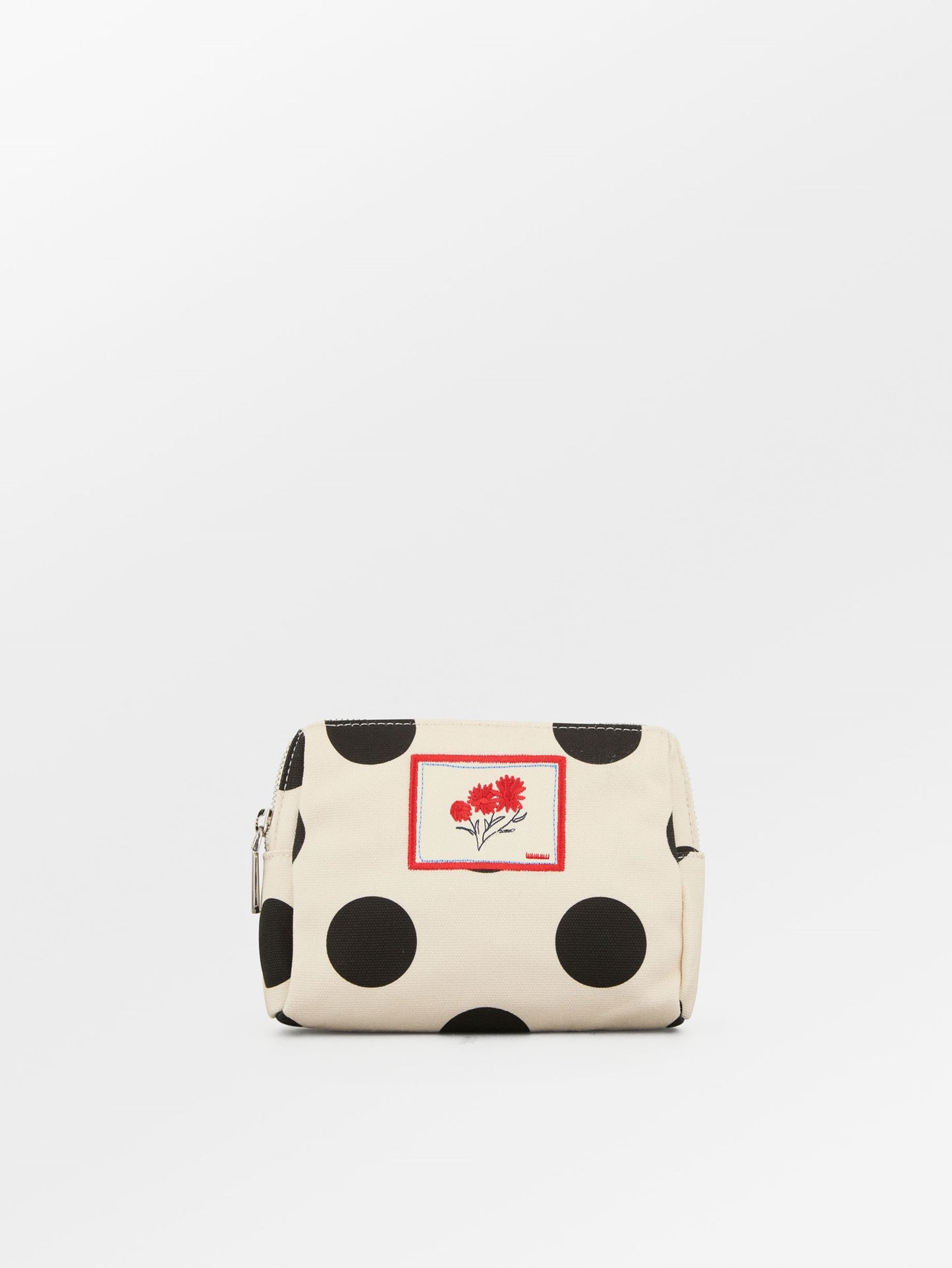 Maxi Polka Canvas Pouch Bag OneSize Becksöndergaard.dk