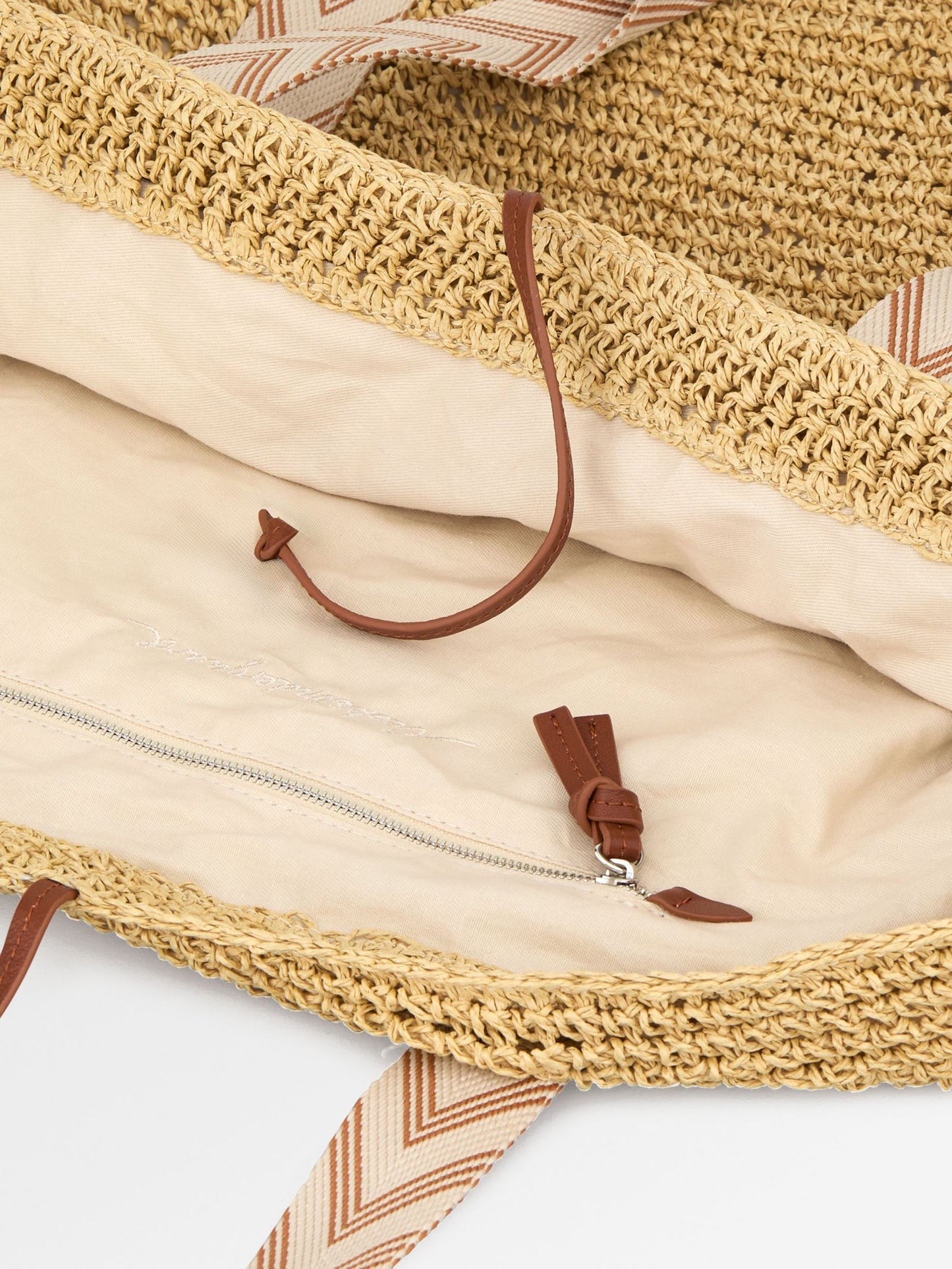 Paper Straw Pheobe Bag OneSize Becksöndergaard.dk