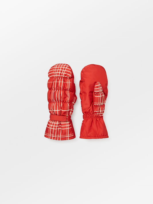 Grid Padded Nylona Mitten Clothing Becksöndergaard.dk