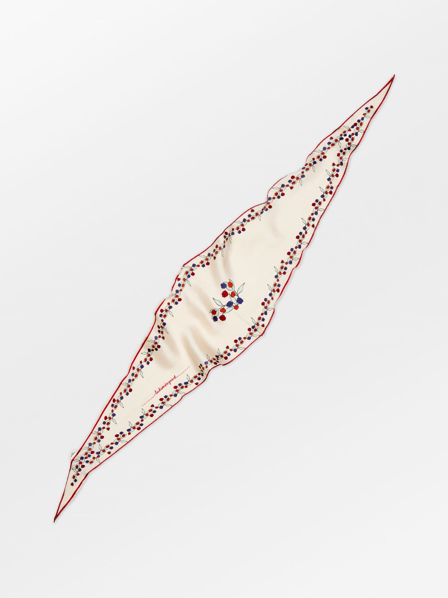 Becksöndergaard, Carna Diamond Scarf - Birch White, scarves, scarves, party, scarves, scarves, gifts, gifts, black week, black week, party