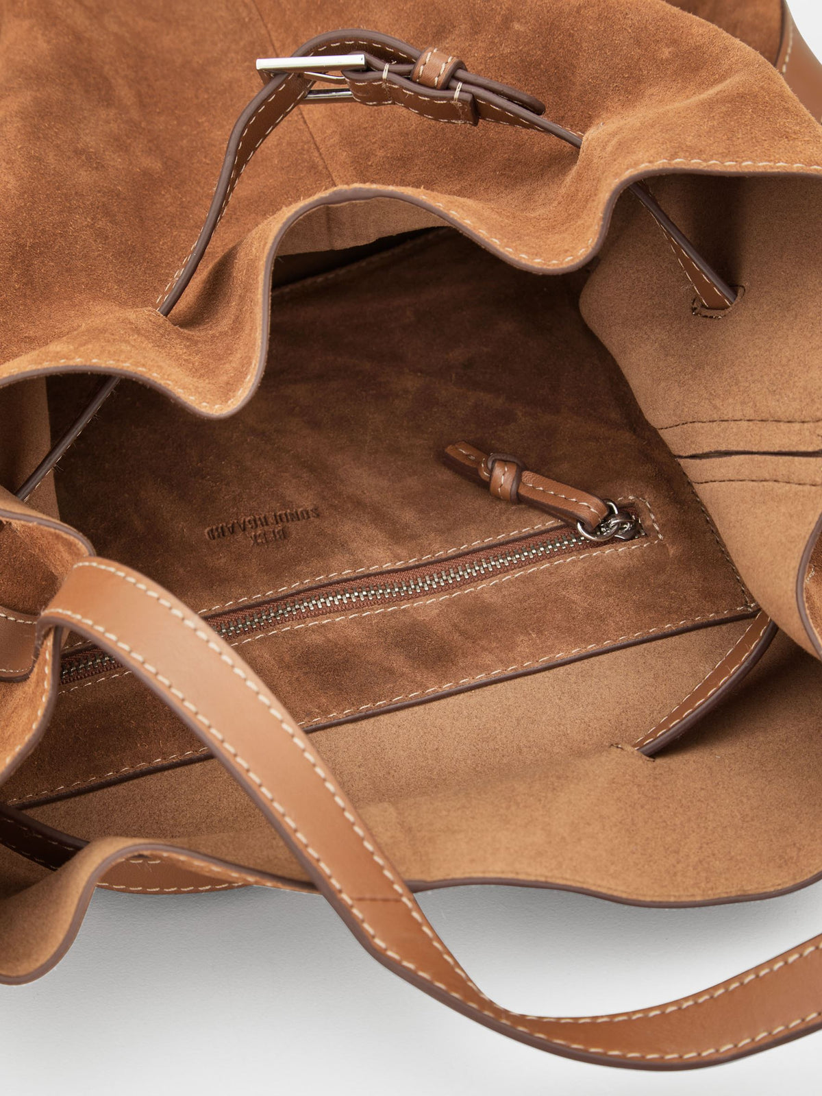 Suede Leah Belted Bag OneSize Becksöndergaard.dk
