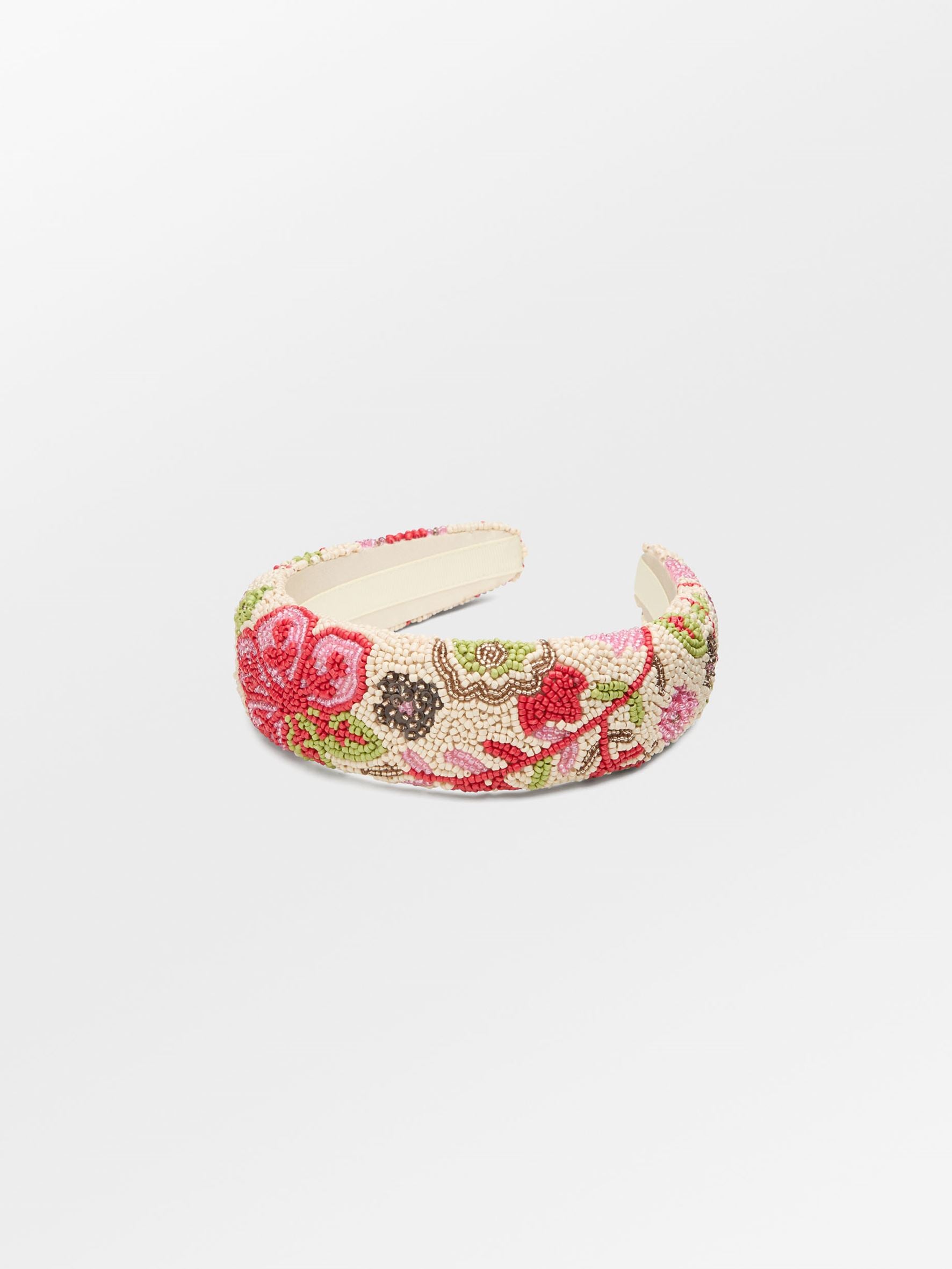 Bromflora Wide Beaded Hairbrace OneSize Becksöndergaard.dk
