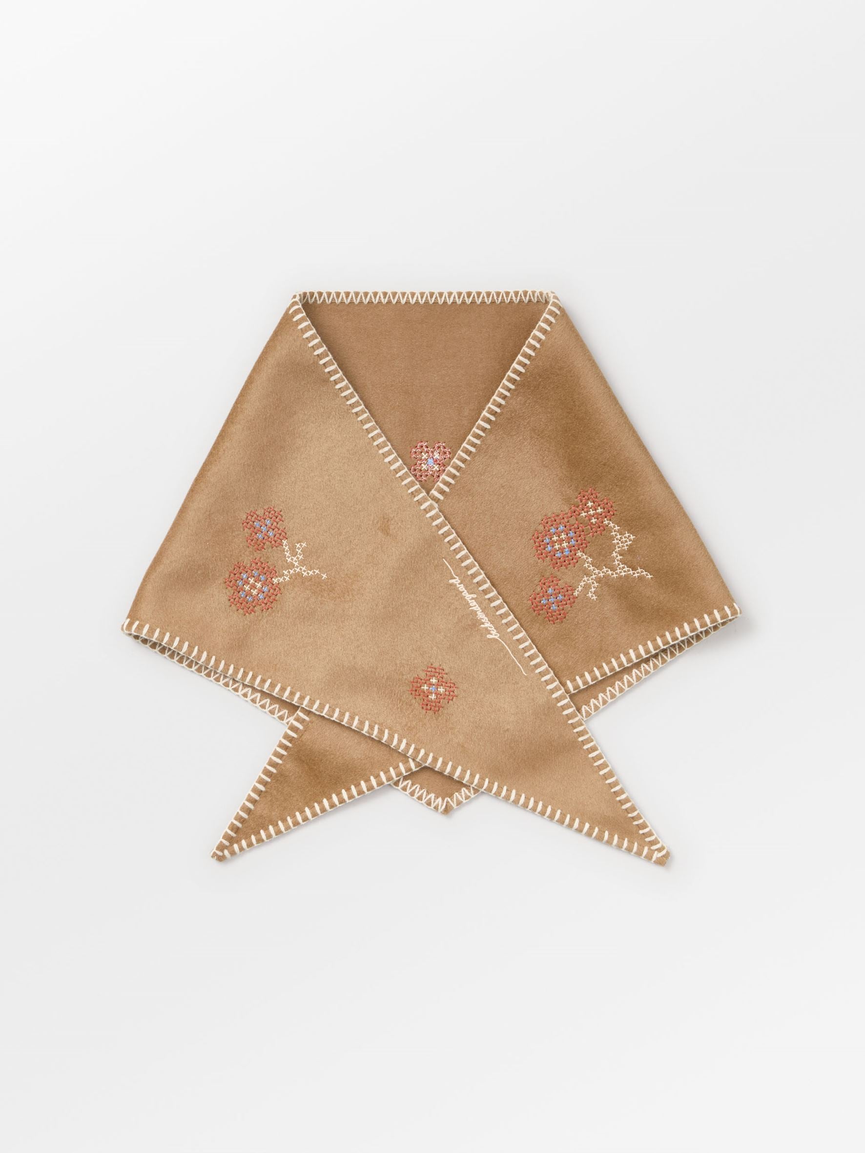 Becksöndergaard, Flotile Triangle Scarf - Wood Thrush Brown, scarves, scarves, scarves, winter accessories, winter accessories, scarves