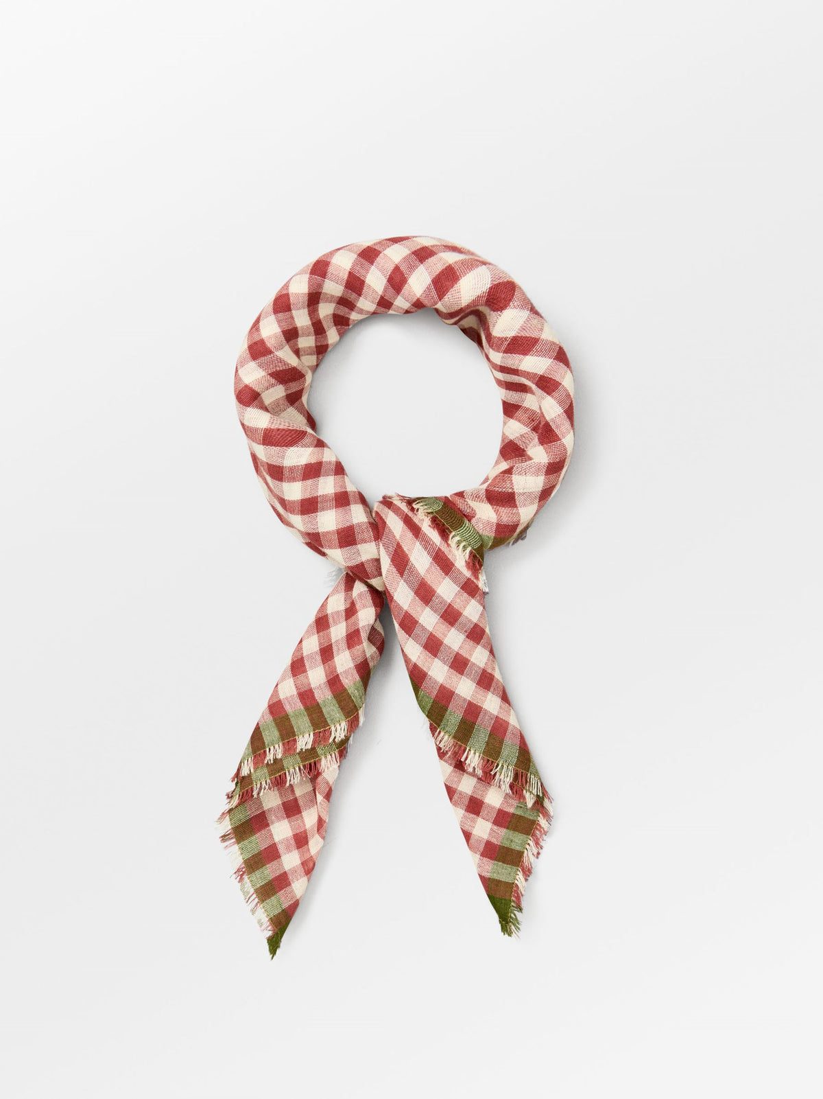 Gingham Cowea Scarf OneSize Becksöndergaard.dk