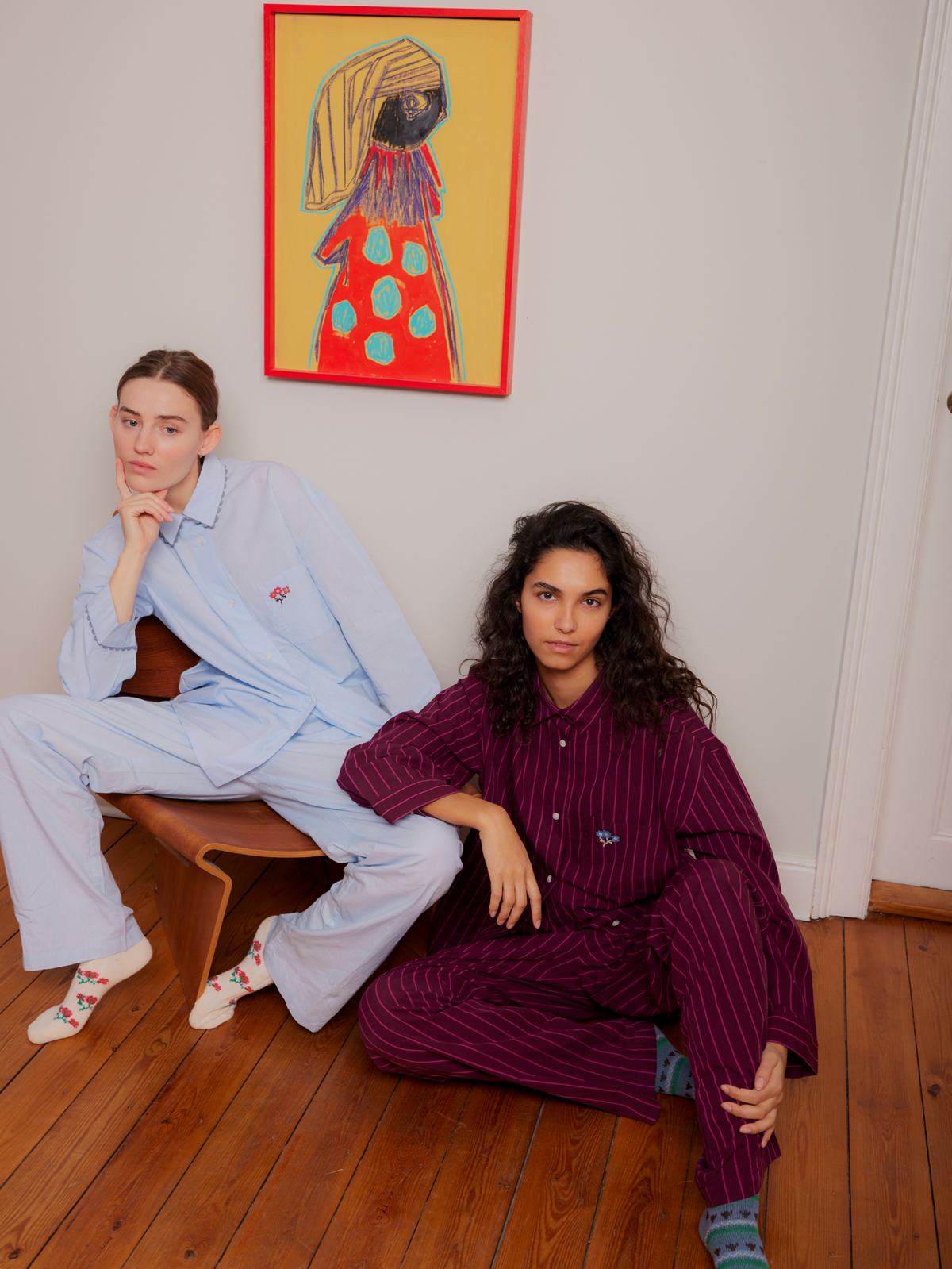 Scallop Flotile Pyjamas Shirt Clothing Becksöndergaard.dk