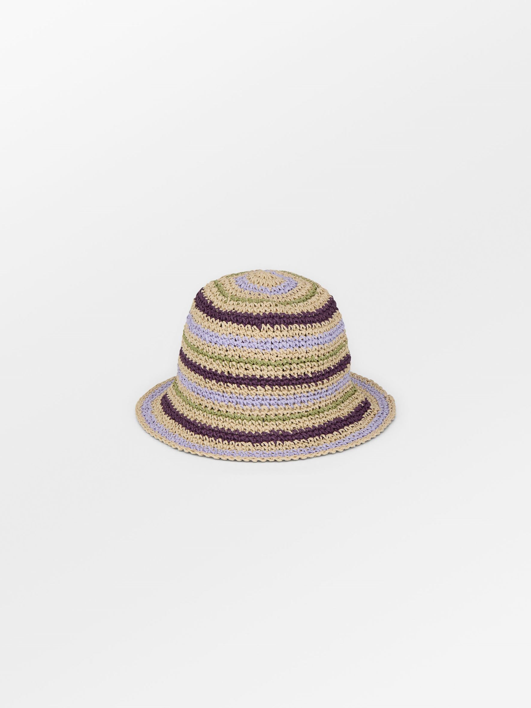 Striped Saverina Straw Hat Clothing Becksöndergaard.dk