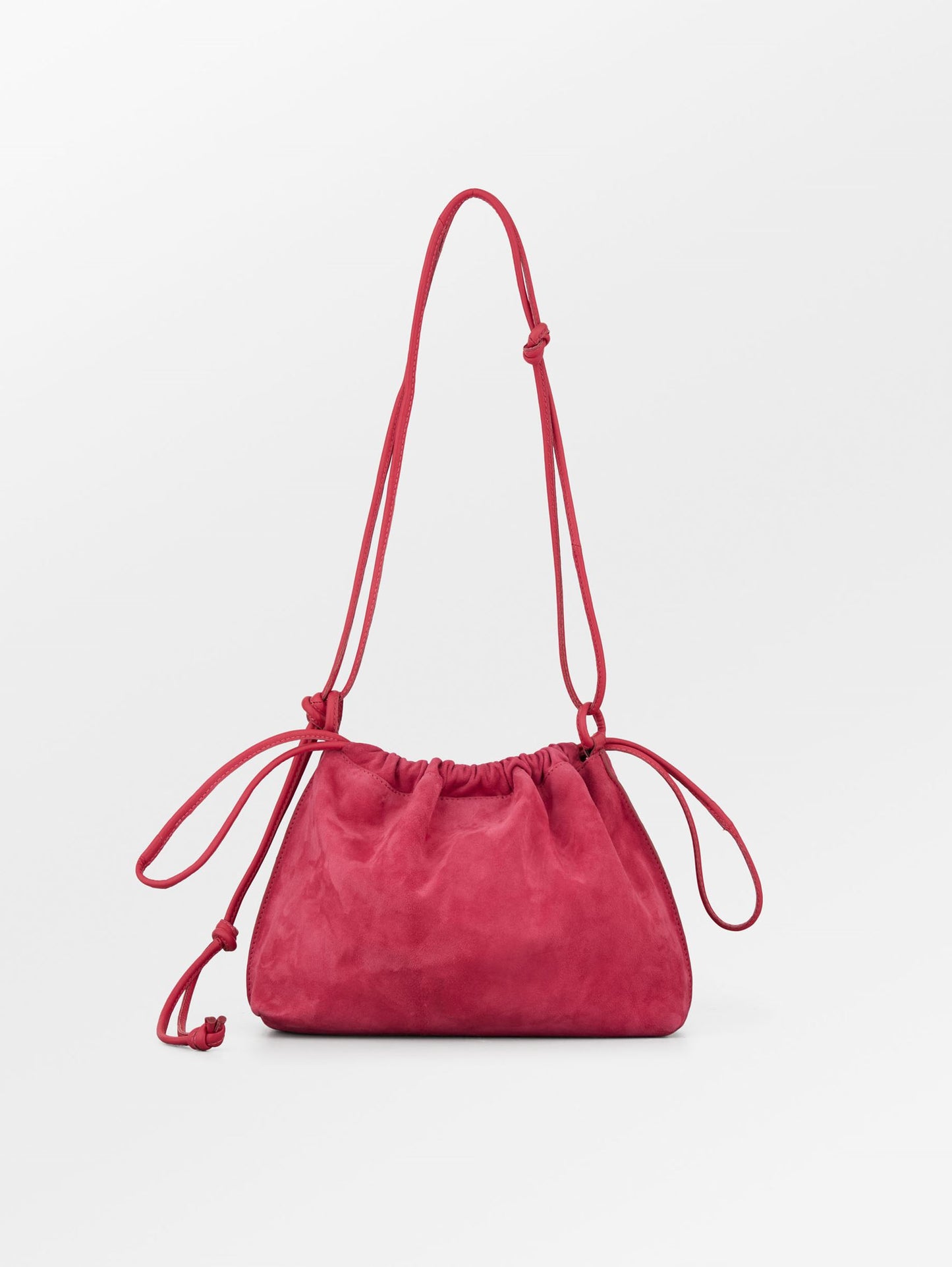 Becksöndergaard, Suede Giana Bag - Carmine Pink, bags, bags, bags, bags, bags, gifts, gifts, black week, black week