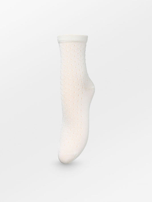 Becksöndergaard, Opana Visca Shortie Sock - Birch White, socks, summer collection