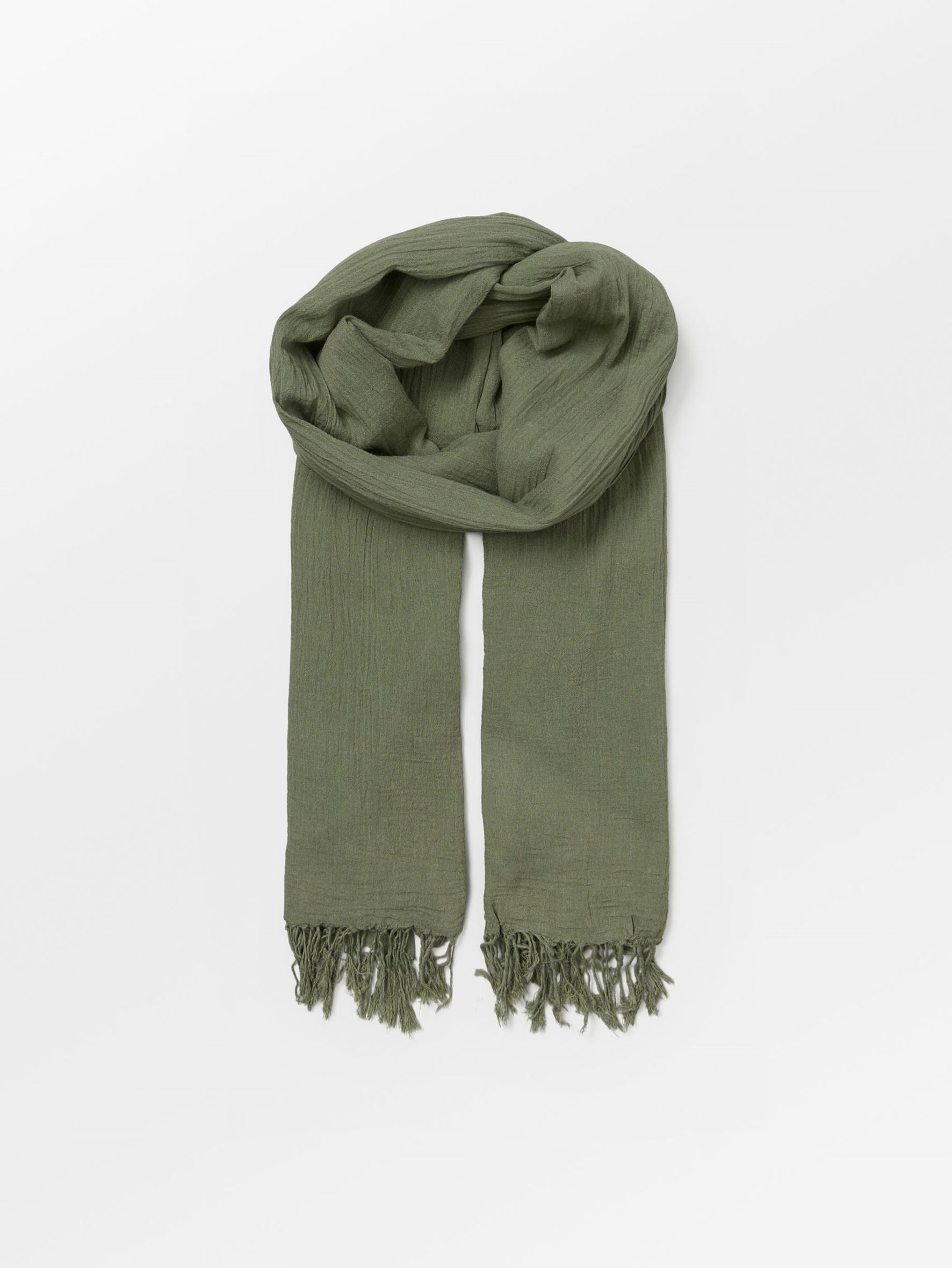 Becksöndergaard, Solid Ilona Scarf - Dusty Olive, scarves, black week, black week