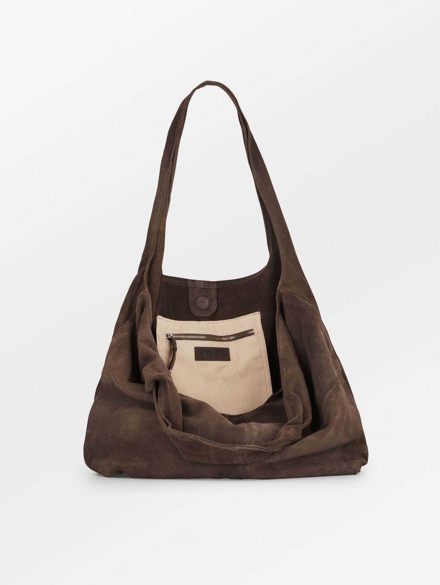 Suede Dalliea Shopper - Mørkebrun OneSize Becksöndergaard.dk