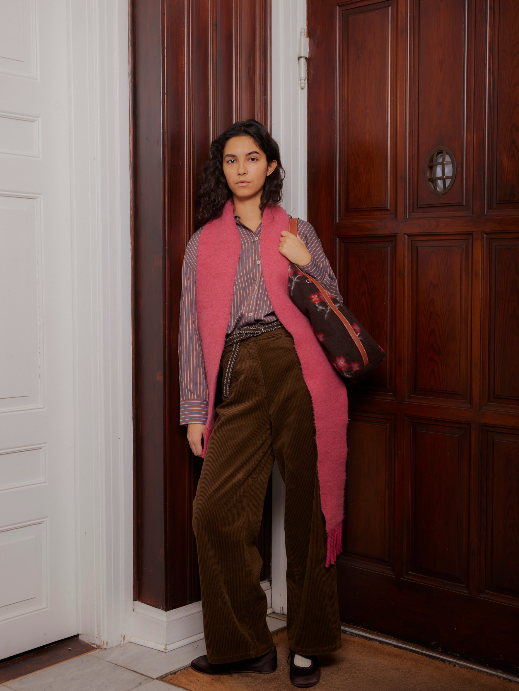 Becksöndergaard, Bruce Thin Scarf - Chocolate Torte, scarves, scarves, winter accessories, winter accessories