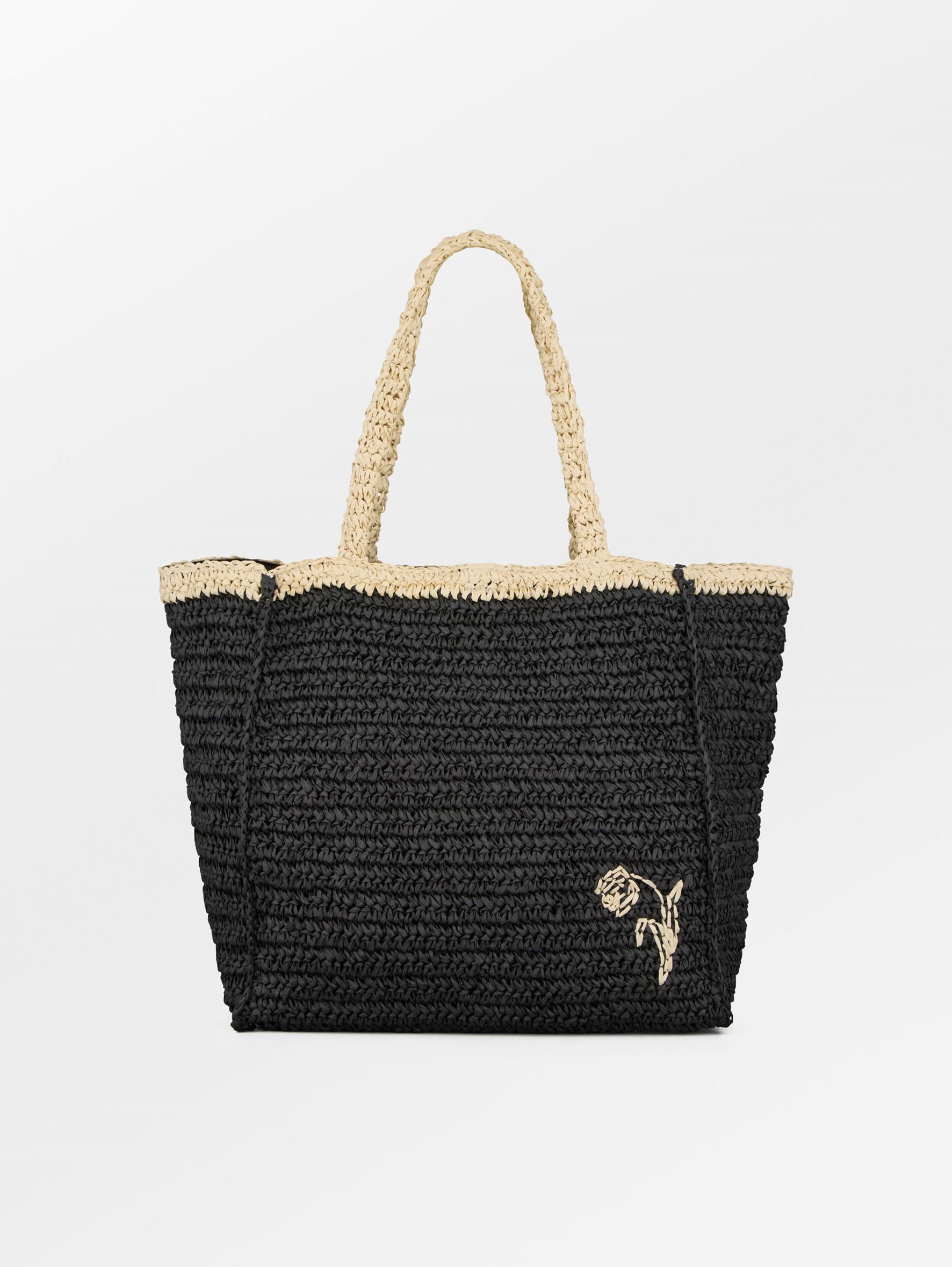 Paper Straw Tota Bag OneSize Becksöndergaard.dk