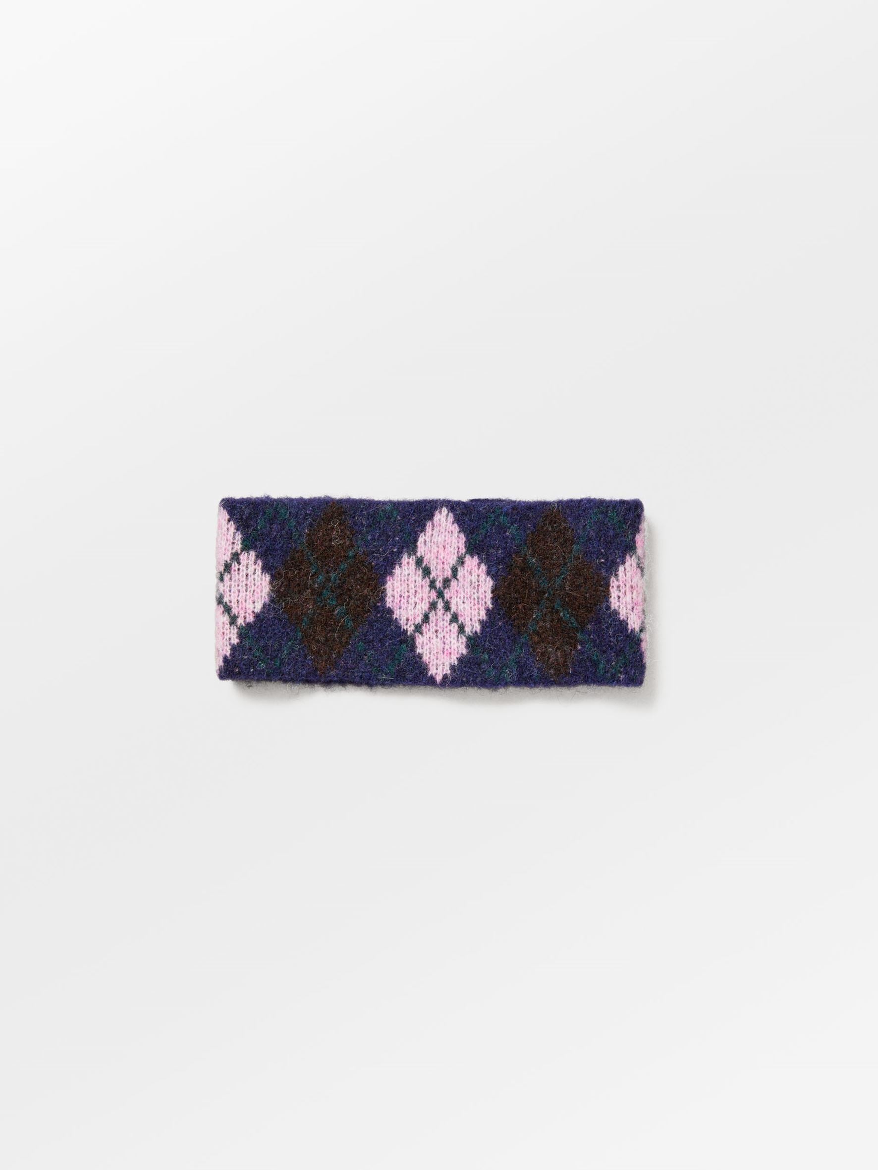 Argyle Wool Headband OneSize Becksöndergaard.dk