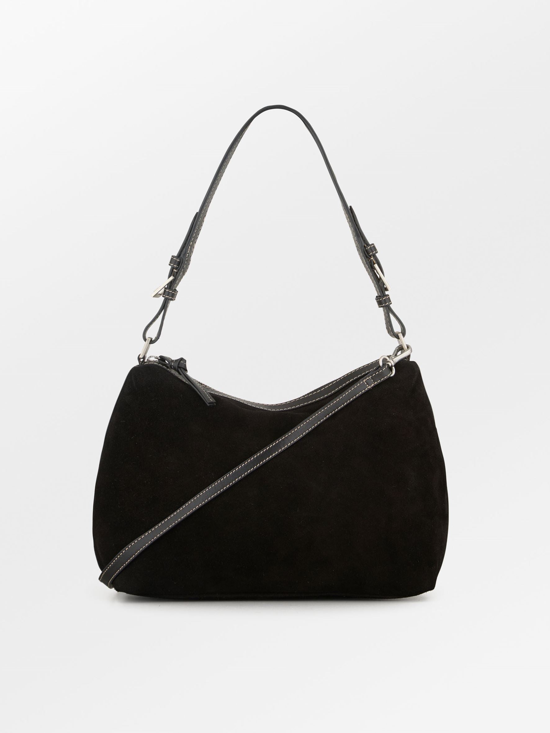 Becksöndergaard, Suede Ginni M Bag - Black, bags, bags, bags, bags, bags