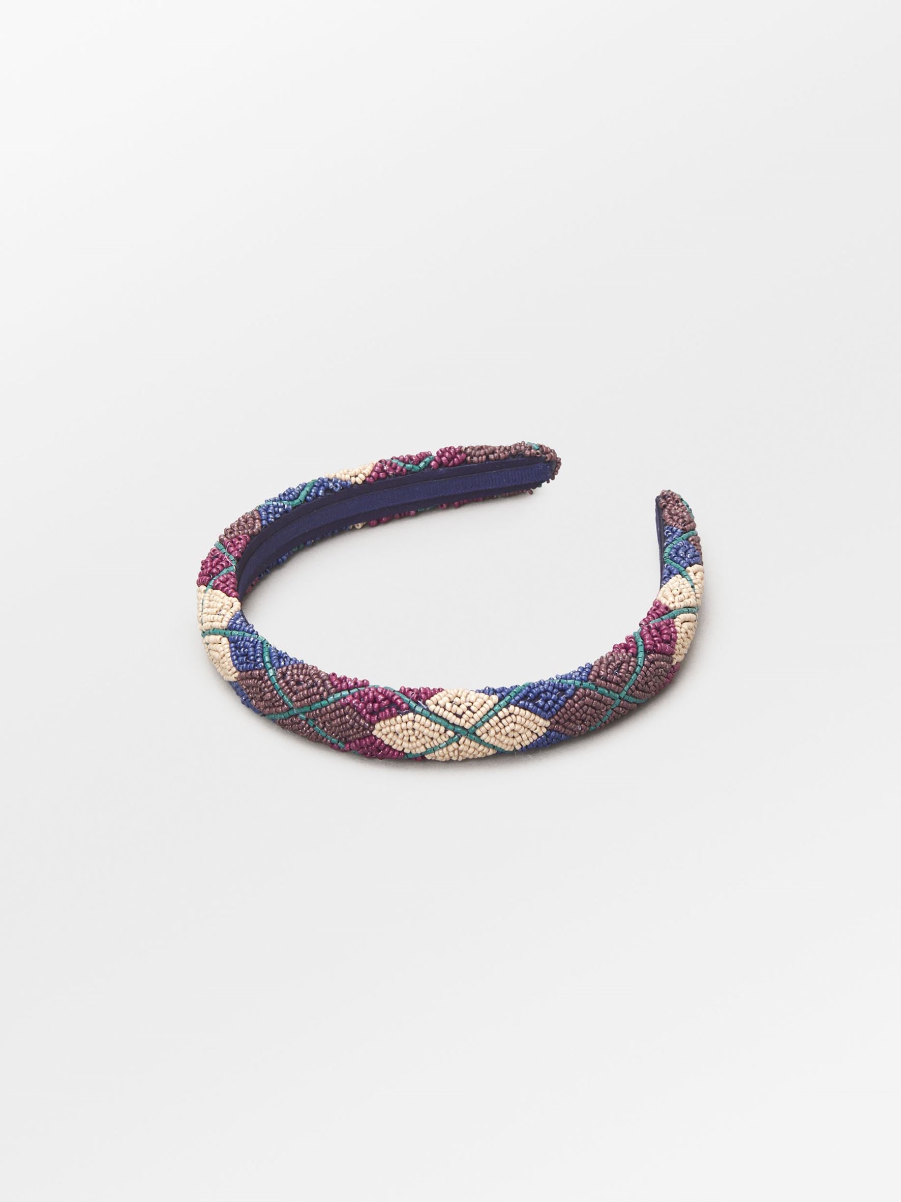 Argyle Slim Beaded Hairbrace OneSize Becksöndergaard.dk