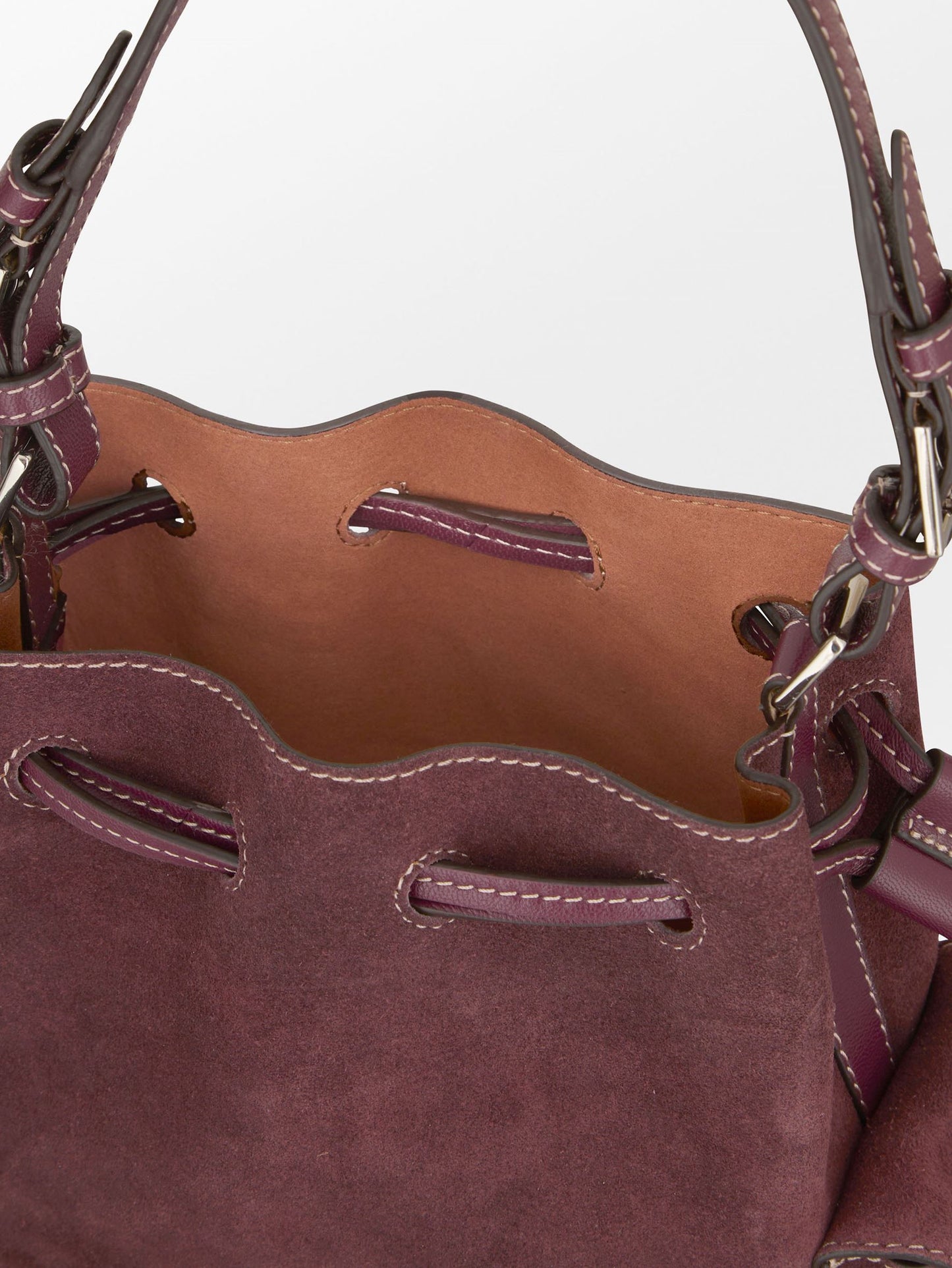 Suede Bucket Small Bag OneSize Becksöndergaard.dk