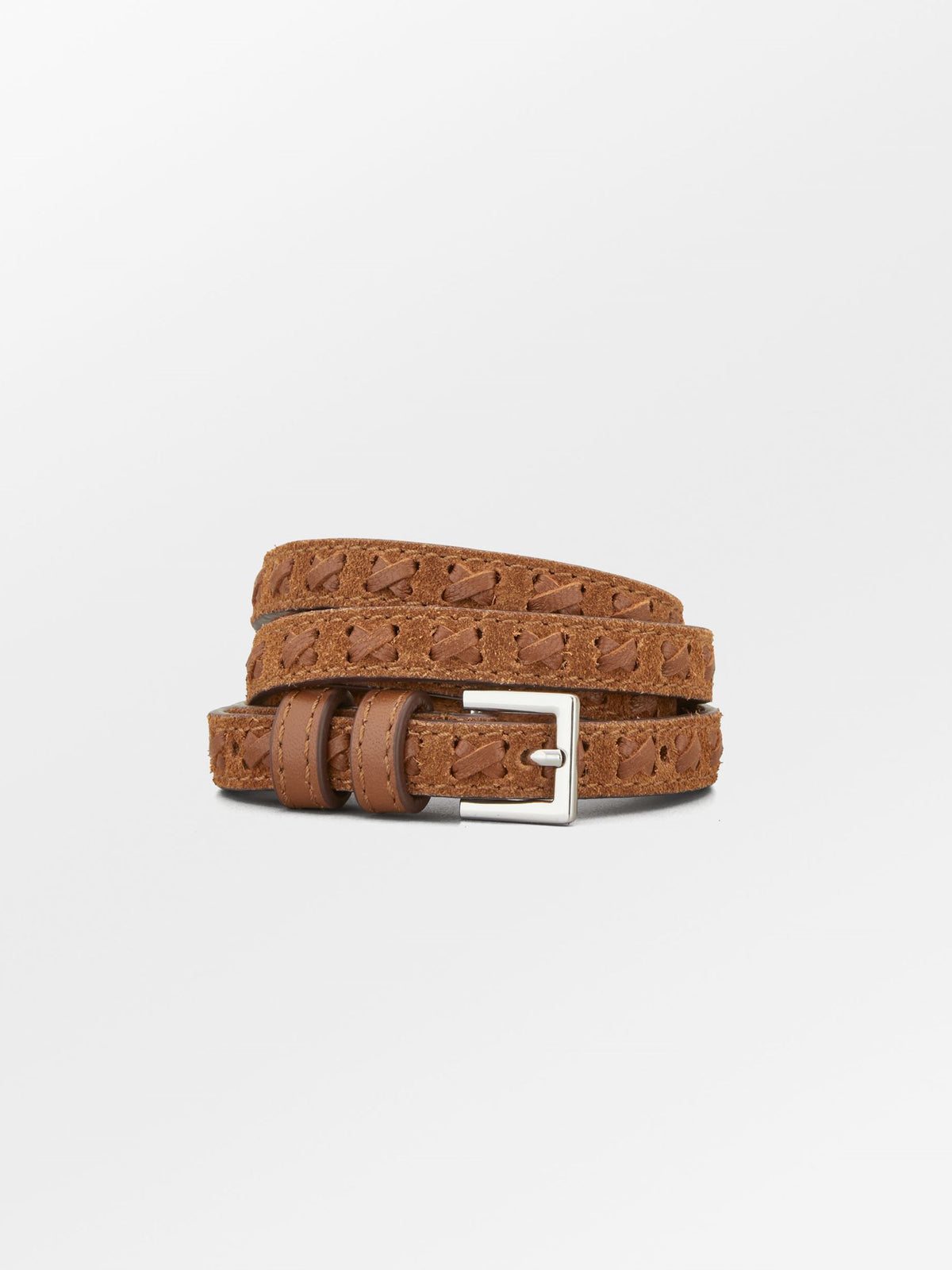 Suede Braid Aria Belt Clothing Becksöndergaard.dk
