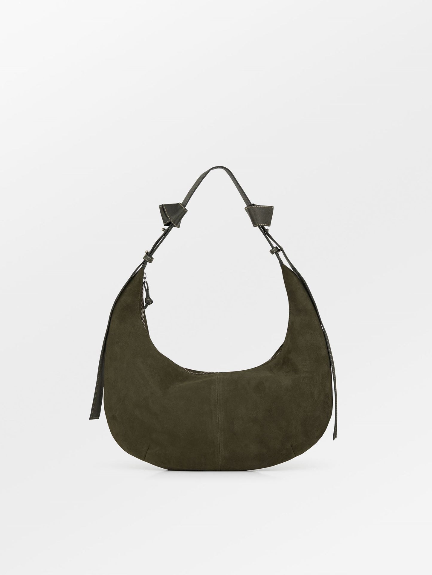 Suede Lona Crossbody Taske - Army OneSize Becksöndergaard.dk