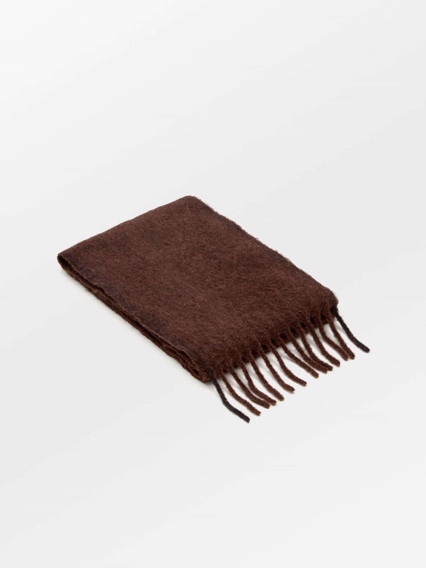 Solid Yuta Scarf - Brown OneSize Becksöndergaard.dk