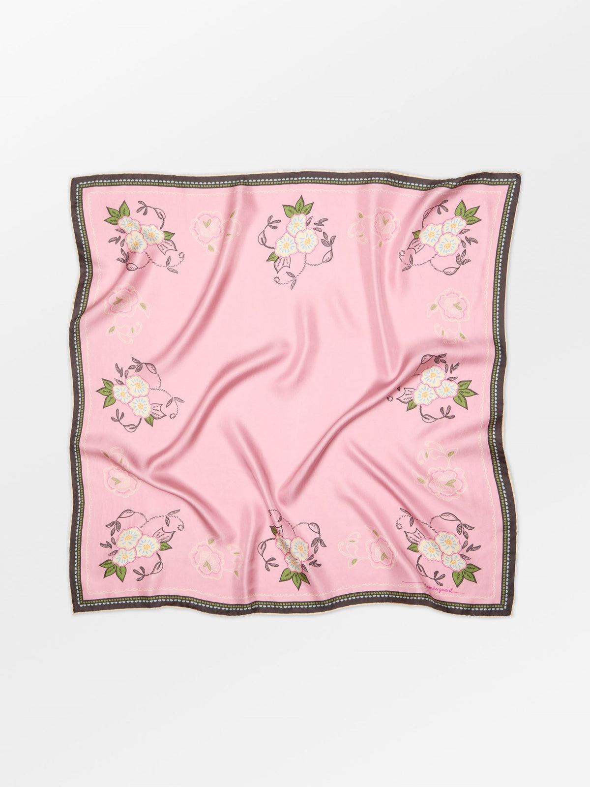 Becksöndergaard, Brodefloria Sia Scarf - Pink Nectar , scarves, scarves, mid season sale, mid season sale, scarves