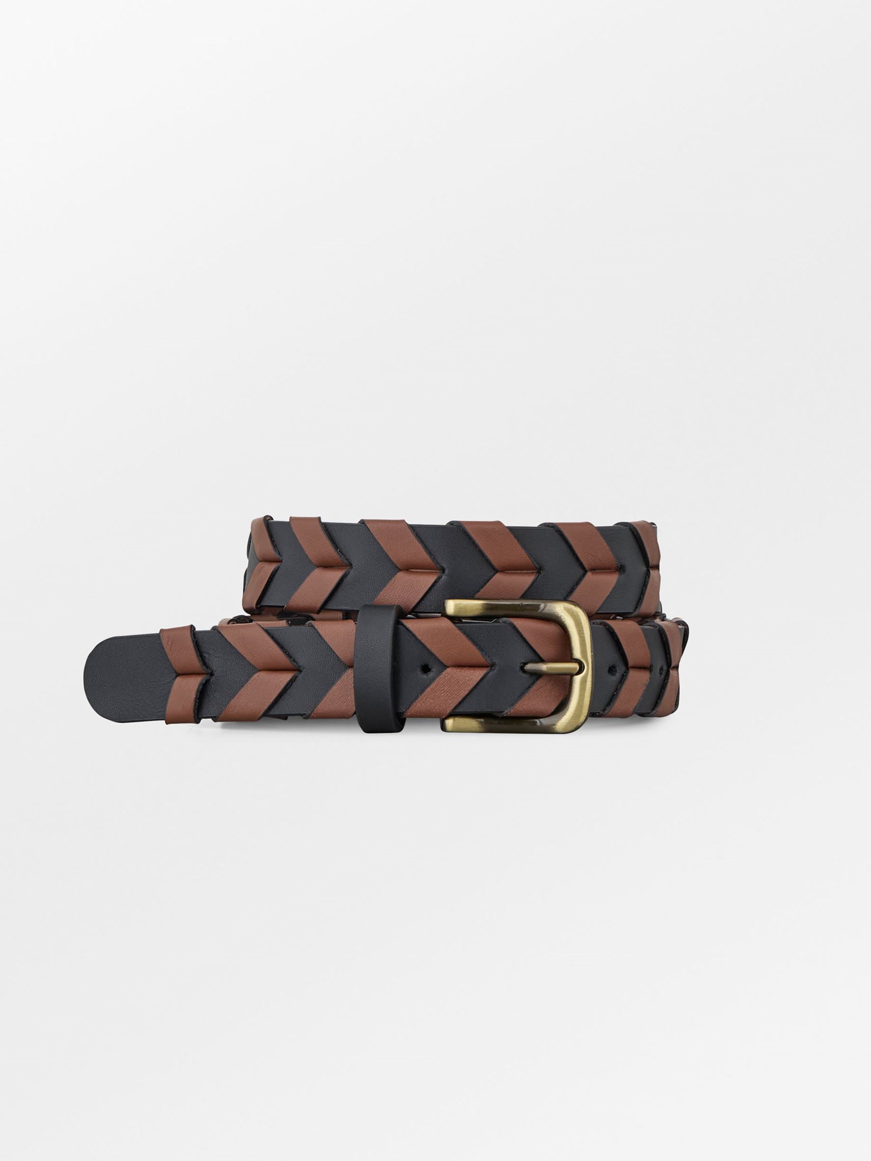 Braided Lena Leather Belt Clothing Becksöndergaard.dk