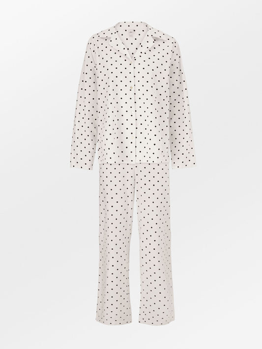 Becksöndergaard, Dot Pyjamas Set - Black - Black, homewear, sale, homewear, sale