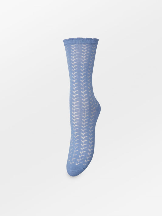 Becksöndergaard, Leofa Cotta Sock - Windward Blue, socks, sale, sale, socks, noos, black week, black week, noos