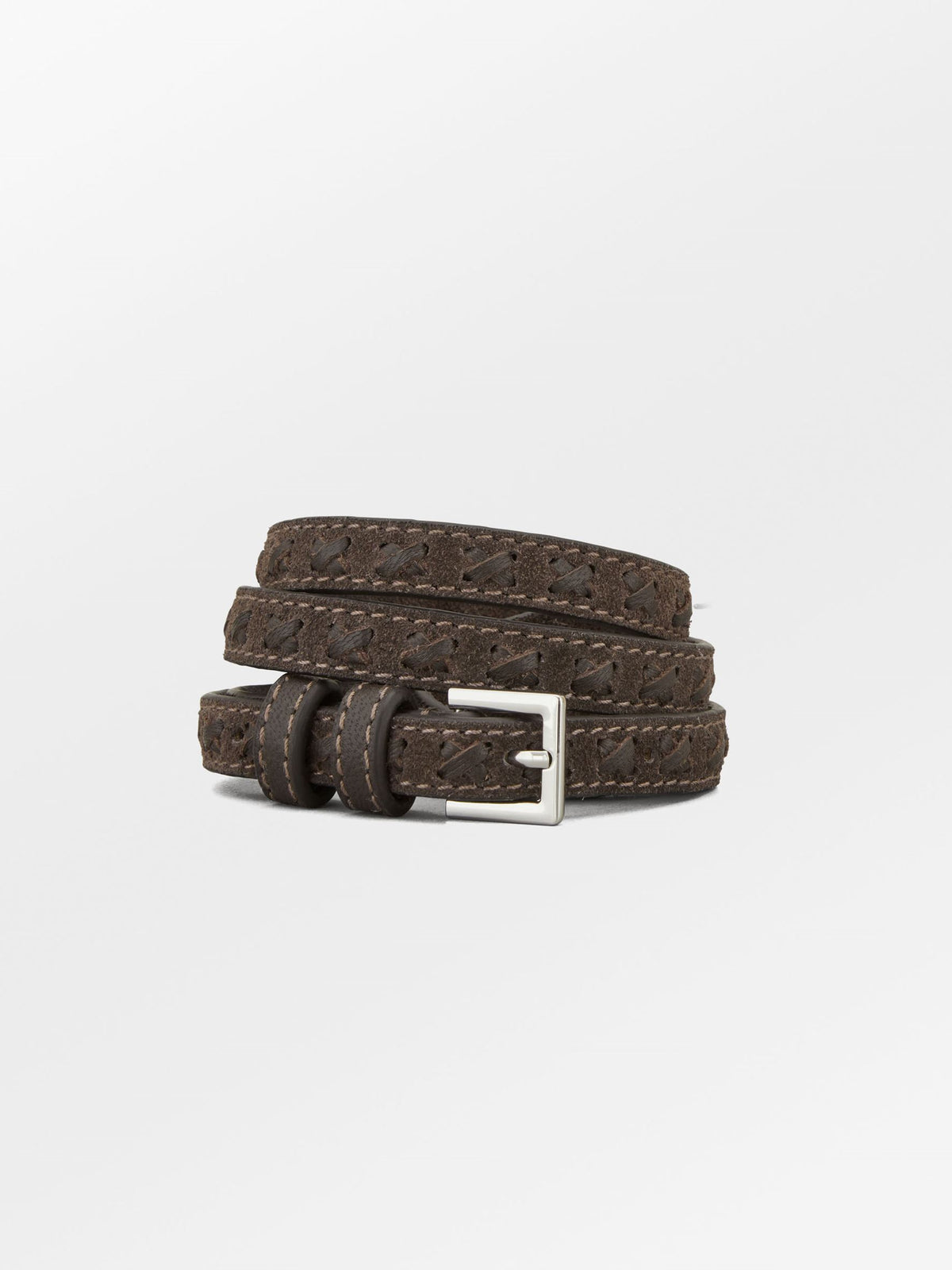 Suede Braid Aria Belt Clothing Becksöndergaard.dk