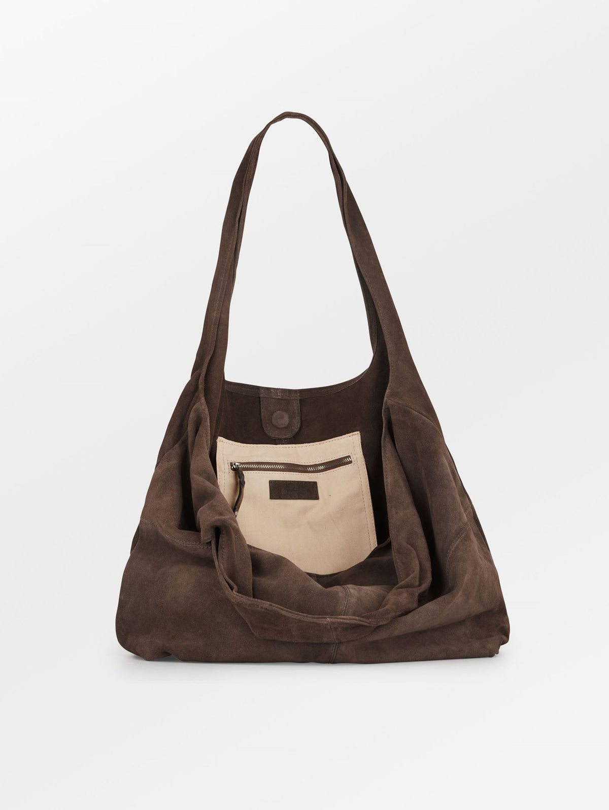 Suede Dalliea Shopper - Mørkebrun OneSize Becksöndergaard.dk