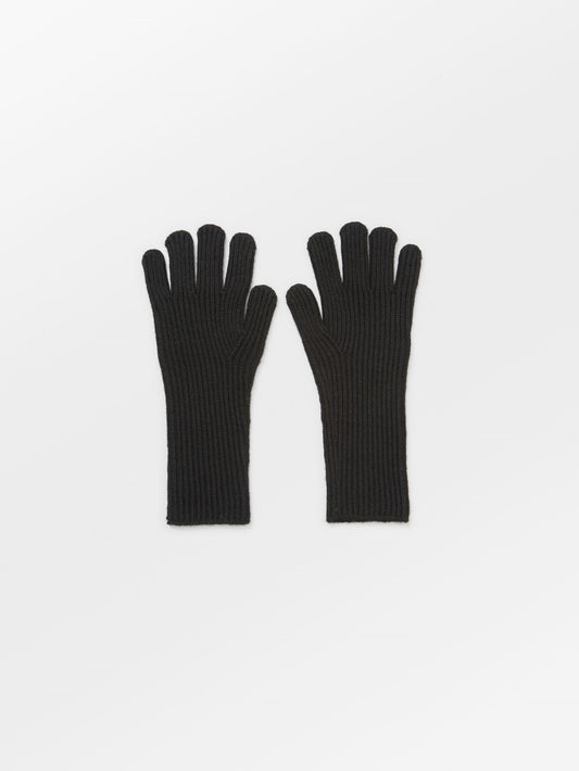 Woona Short Gloves - Black OneSize Becksöndergaard.dk   