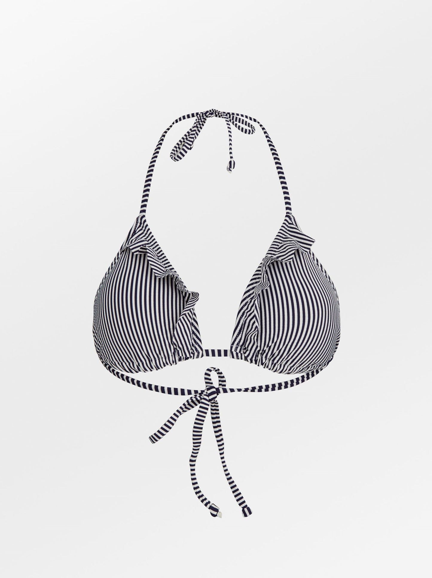 Striba Bel Frill Bikini Top - Maritime Blue Clothing Becksöndergaard.dk