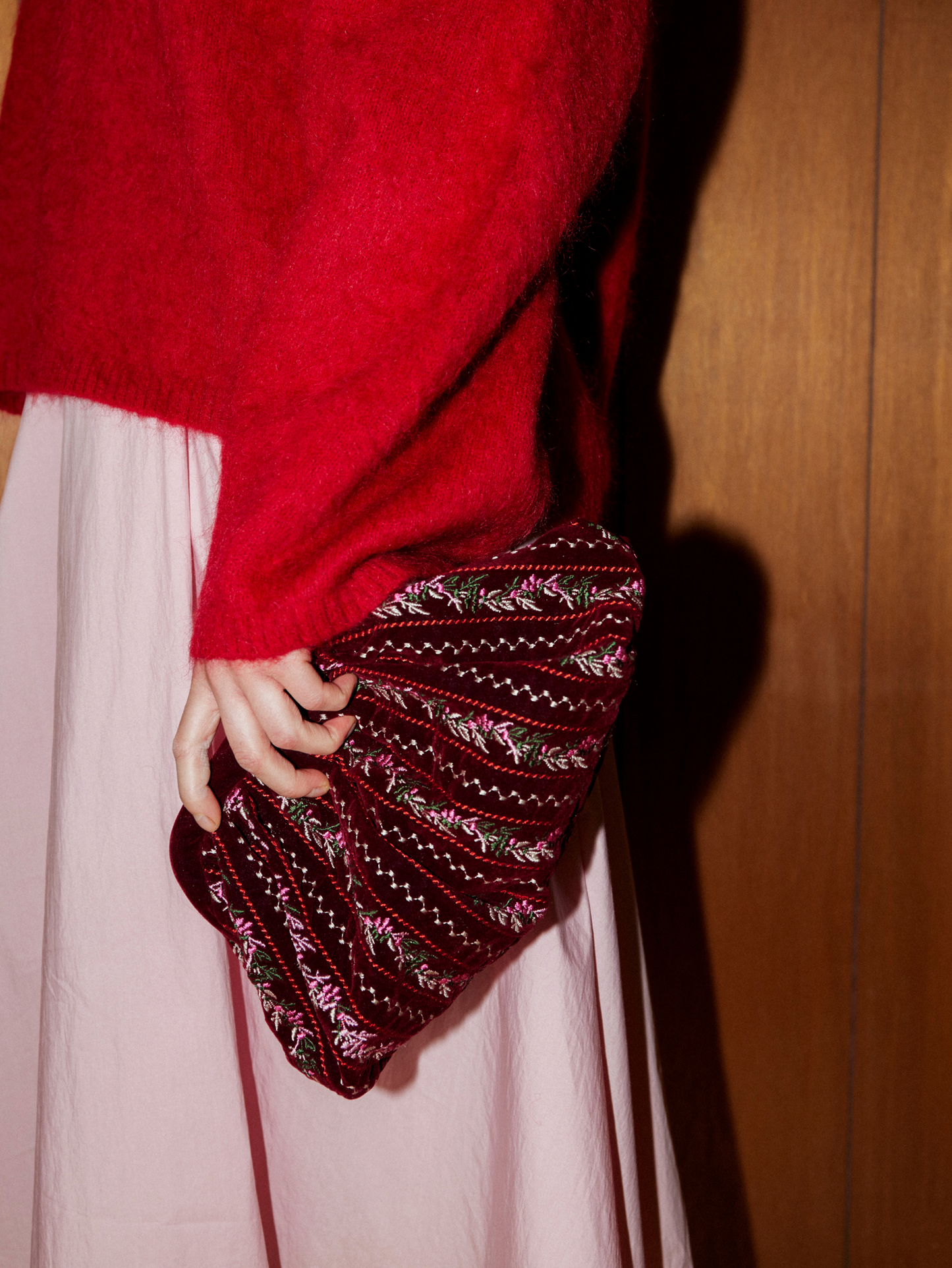 Ribbonia Velvet Bonita Bag OneSize Becksöndergaard.dk