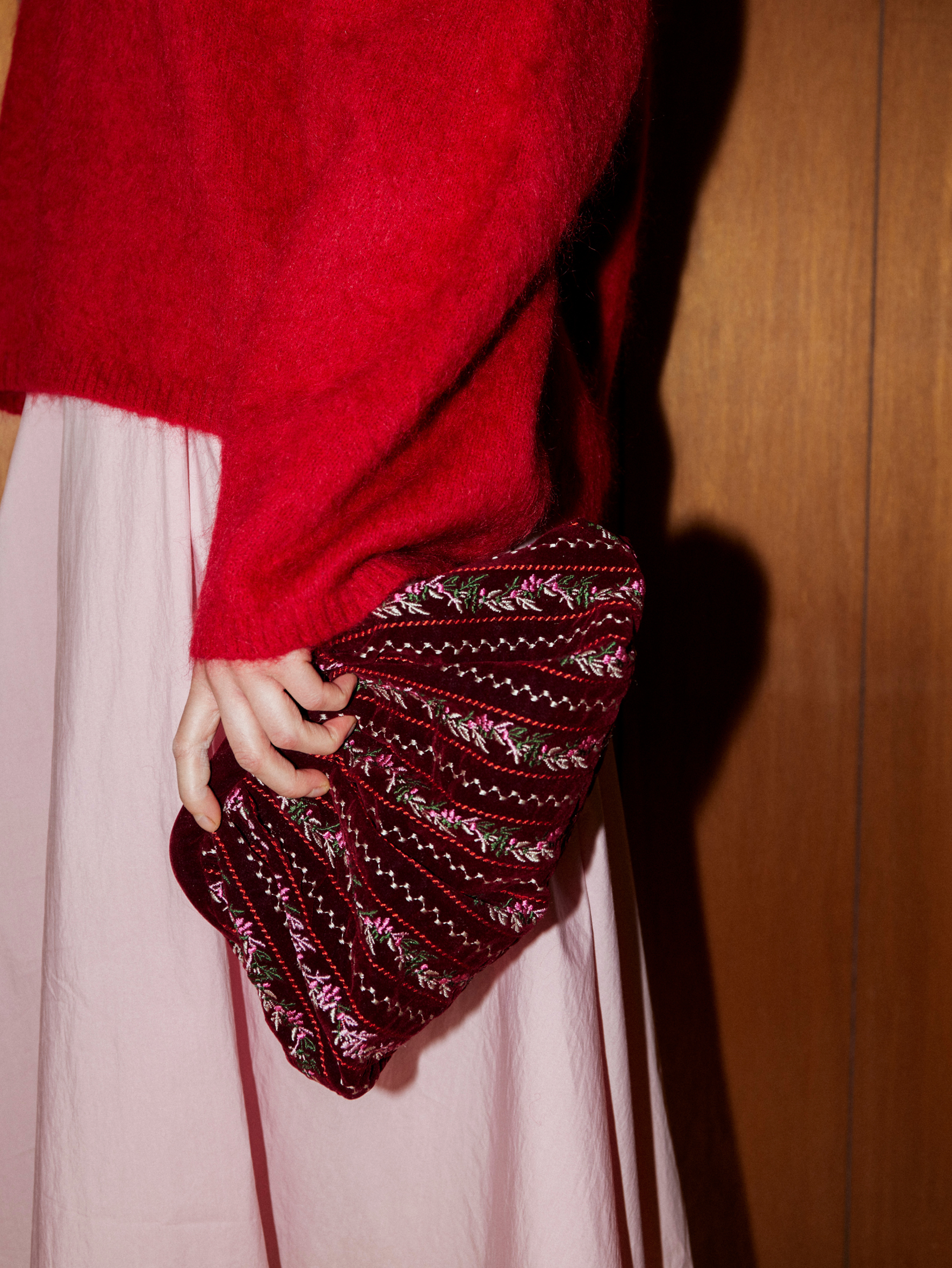 Ribbonia Velvet Bonita Bag OneSize Becksöndergaard.dk