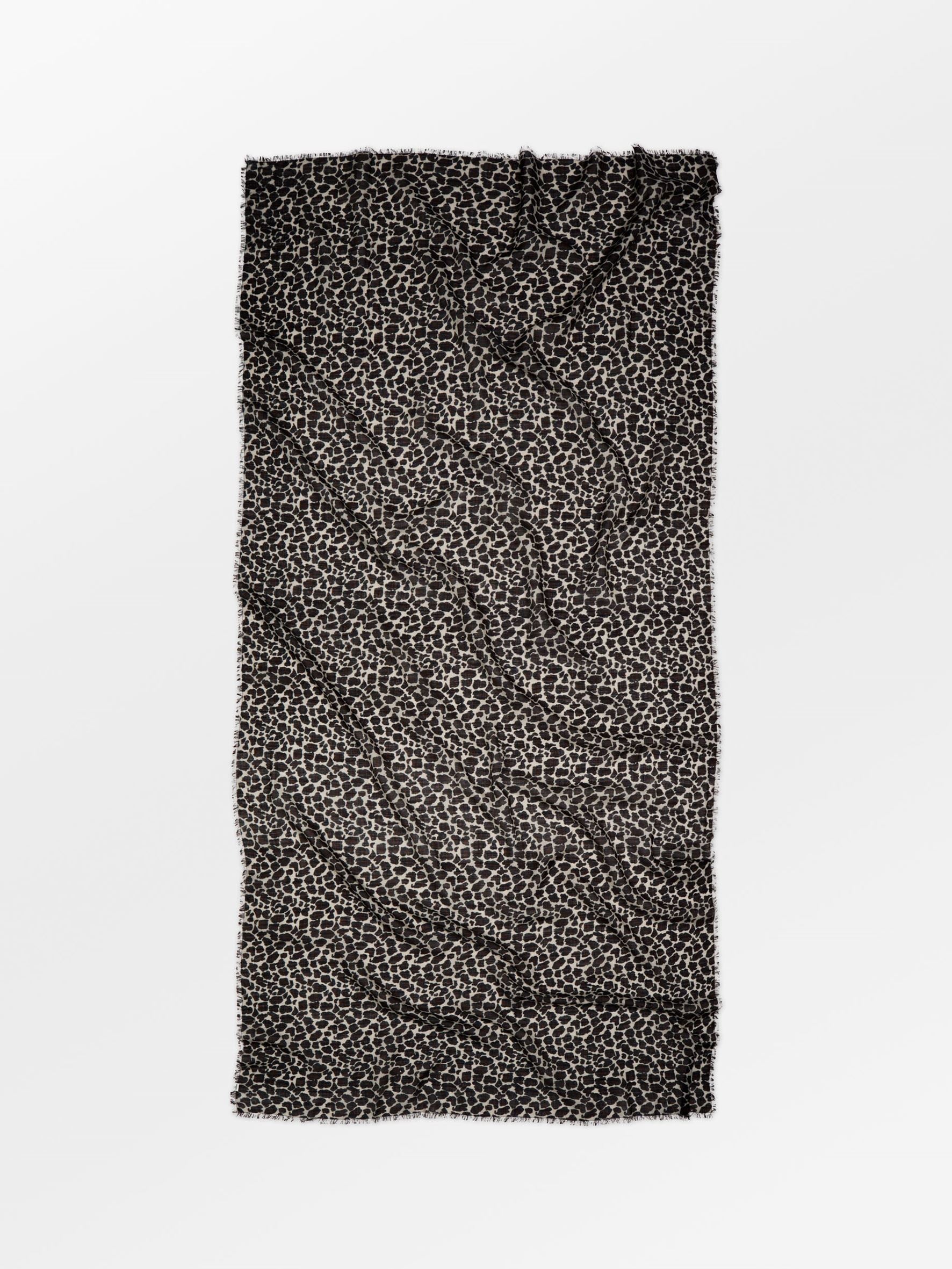 Becksöndergaard, Leopa Woo Scarf - Light Grey, scarves, archive, scarves, archive, black week, black week