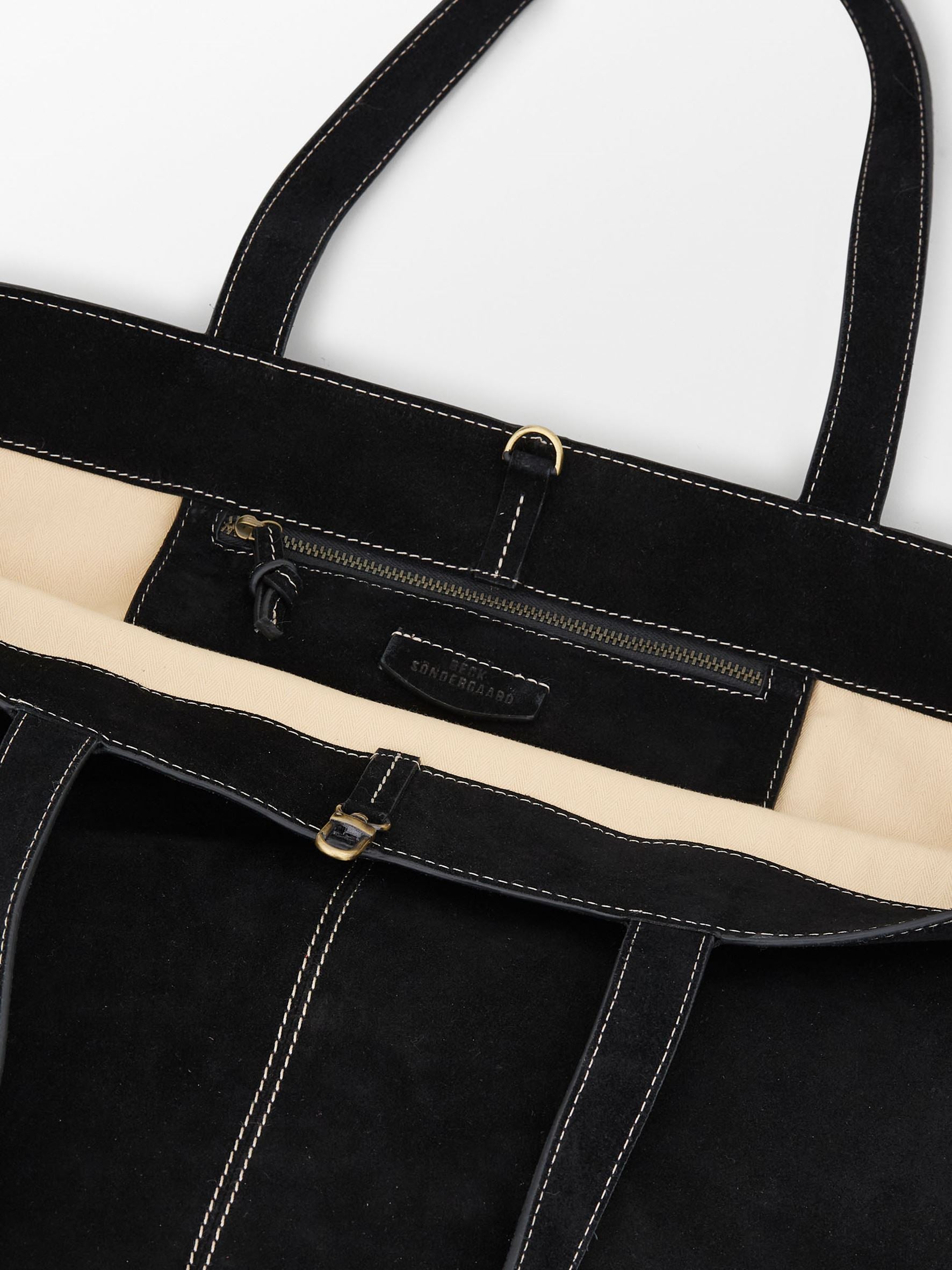 Becksöndergaard, Suede Aubrey Bag - Black, bags, bags, bags, bags, bags, bags, bags, gifts, black week, black week