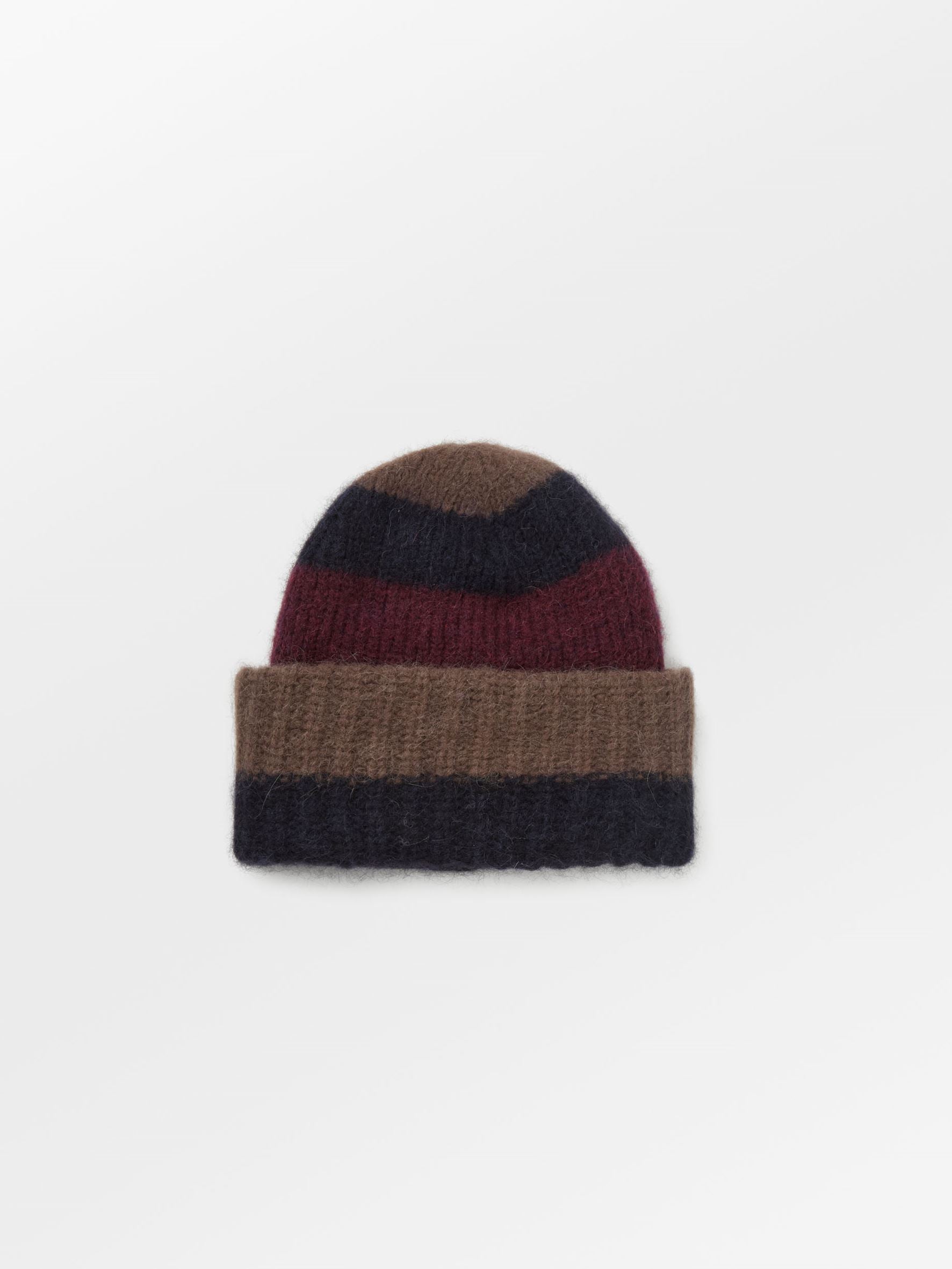 Striped Soloma Beanie OneSize Becksöndergaard.dk