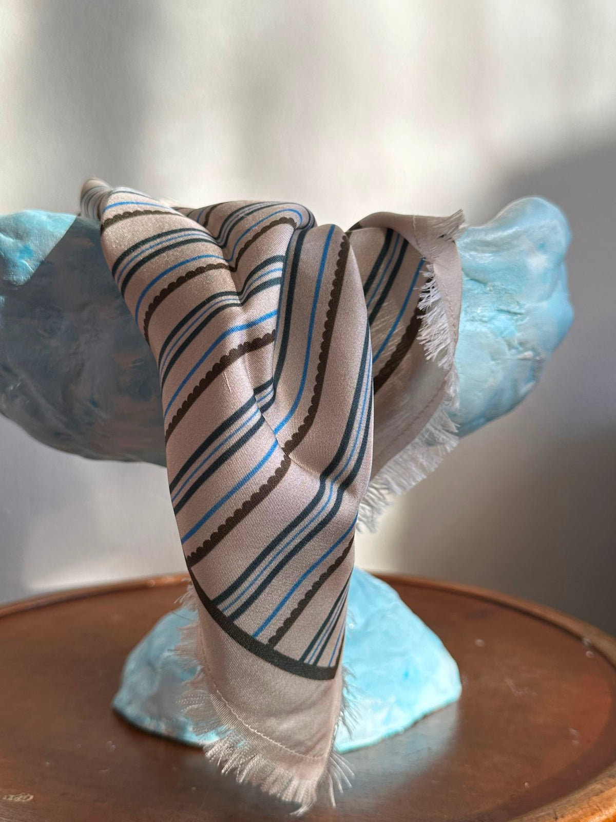 Scallopia Striped Sia Scarf OneSize Becksöndergaard.dk