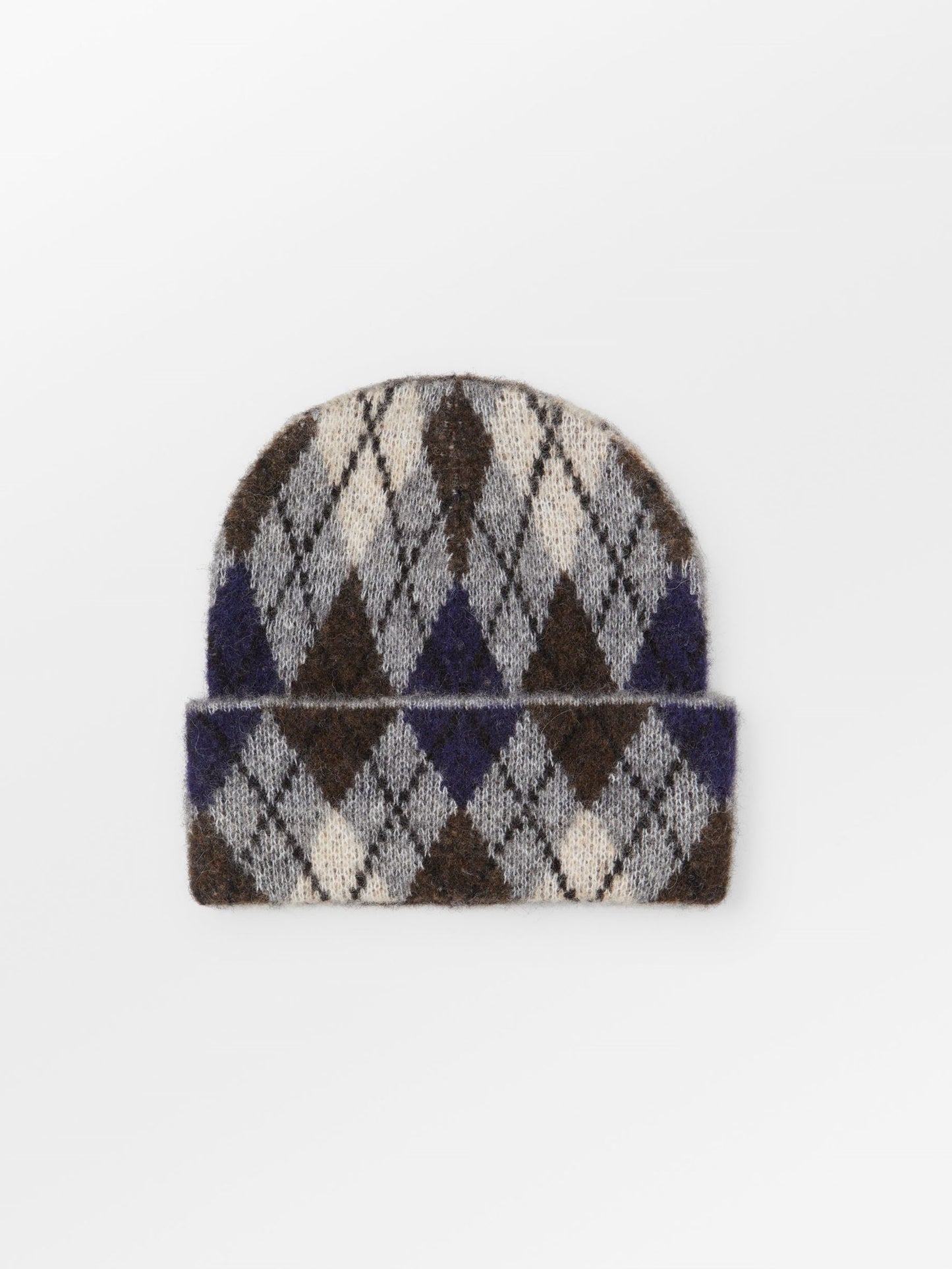 Argyle Wool Beanie OneSize Becksöndergaard.dk