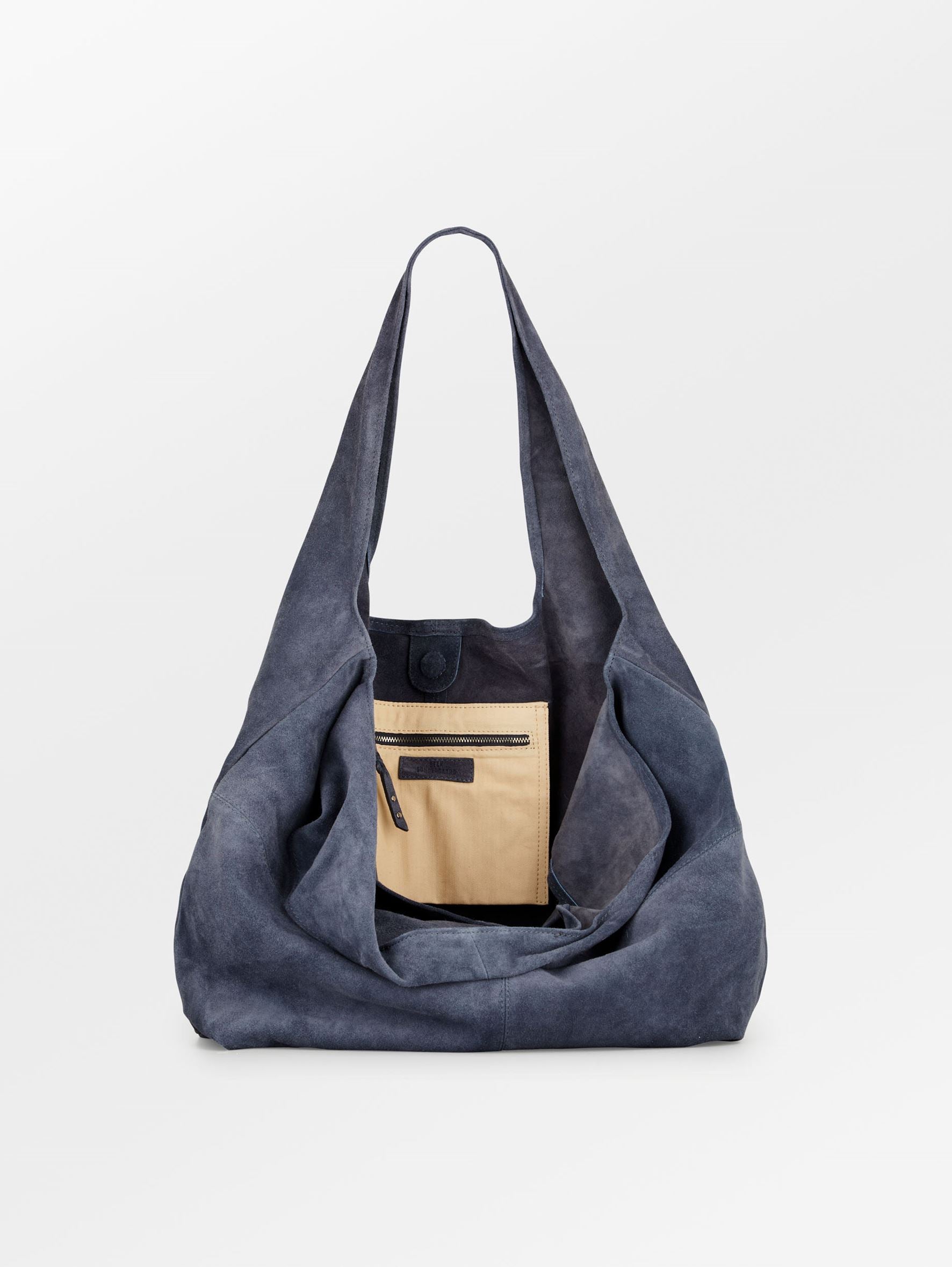 Suede Dalliea Shopper - Blå OneSize Becksöndergaard.dk