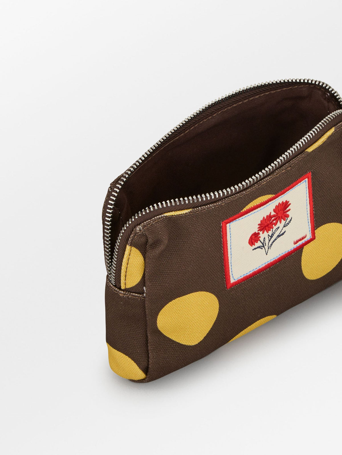Maxi Polka Canvas Pouch Bag OneSize Becksöndergaard.dk