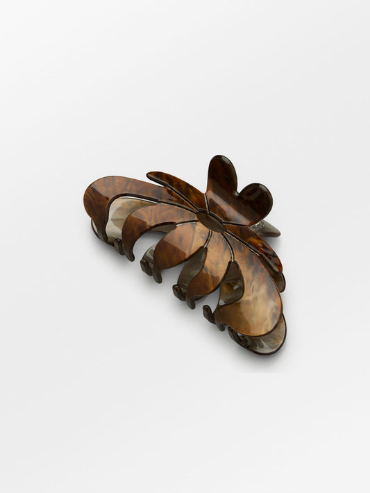Becksöndergaard, Marbie Magnolia Hair Claw - Brown Tortoise Shell, accessories, accessories, accessories, black week, black week