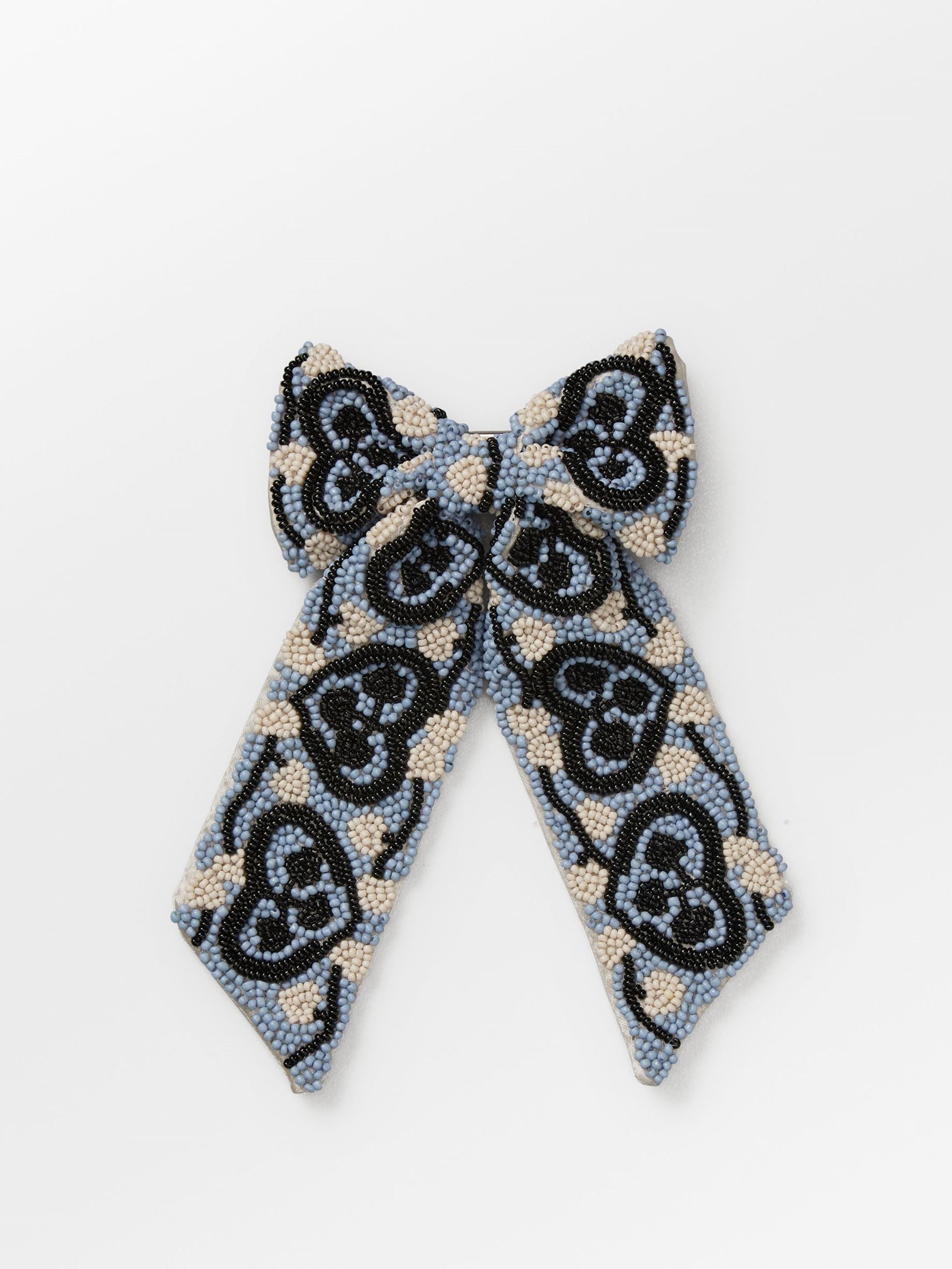 Hearty Beaded Bow Clip OneSize Becksöndergaard.dk