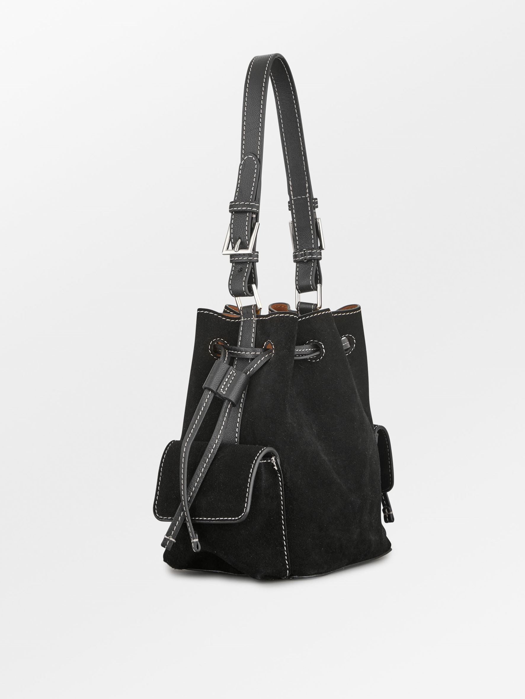 Suede Bucket Small Bag OneSize Becksöndergaard.dk