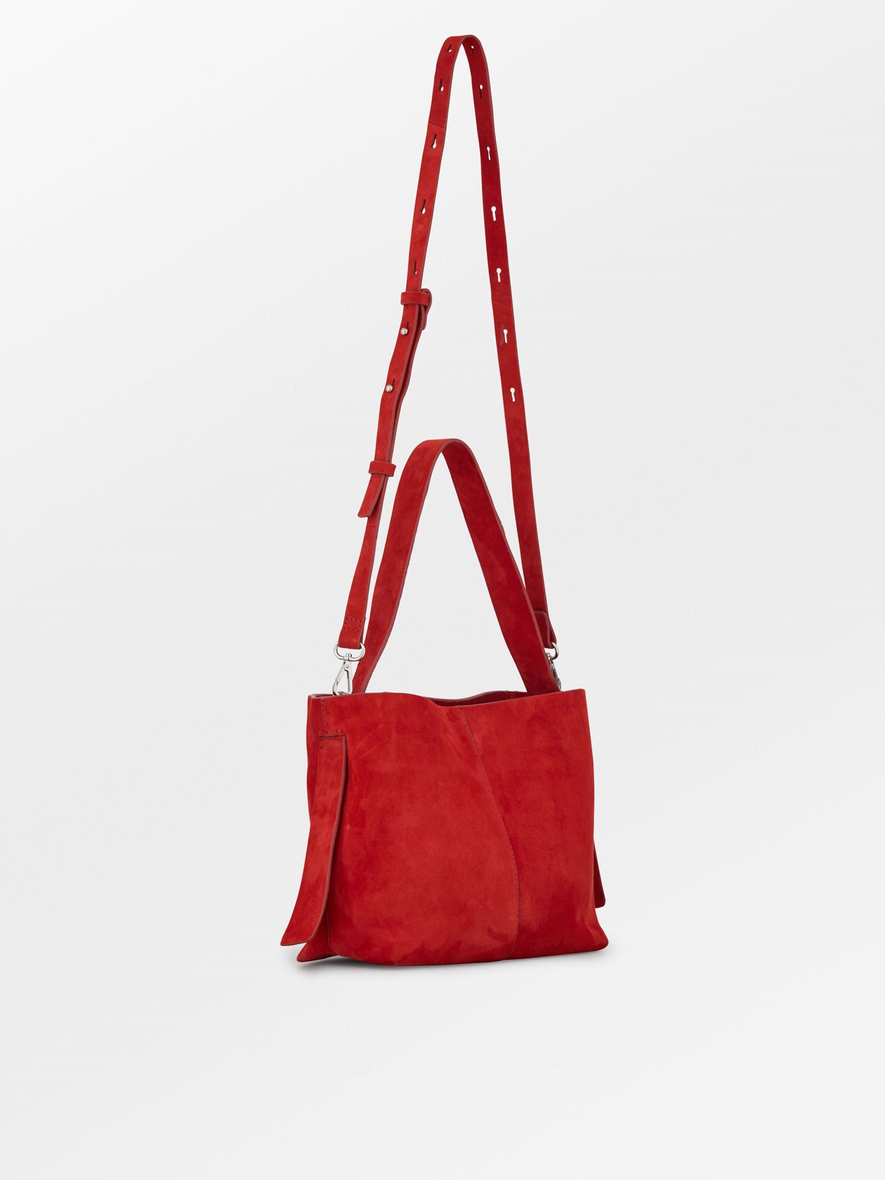 Becksöndergaard, Suede Fraya Small Bag - Adrenaline Red, onesize