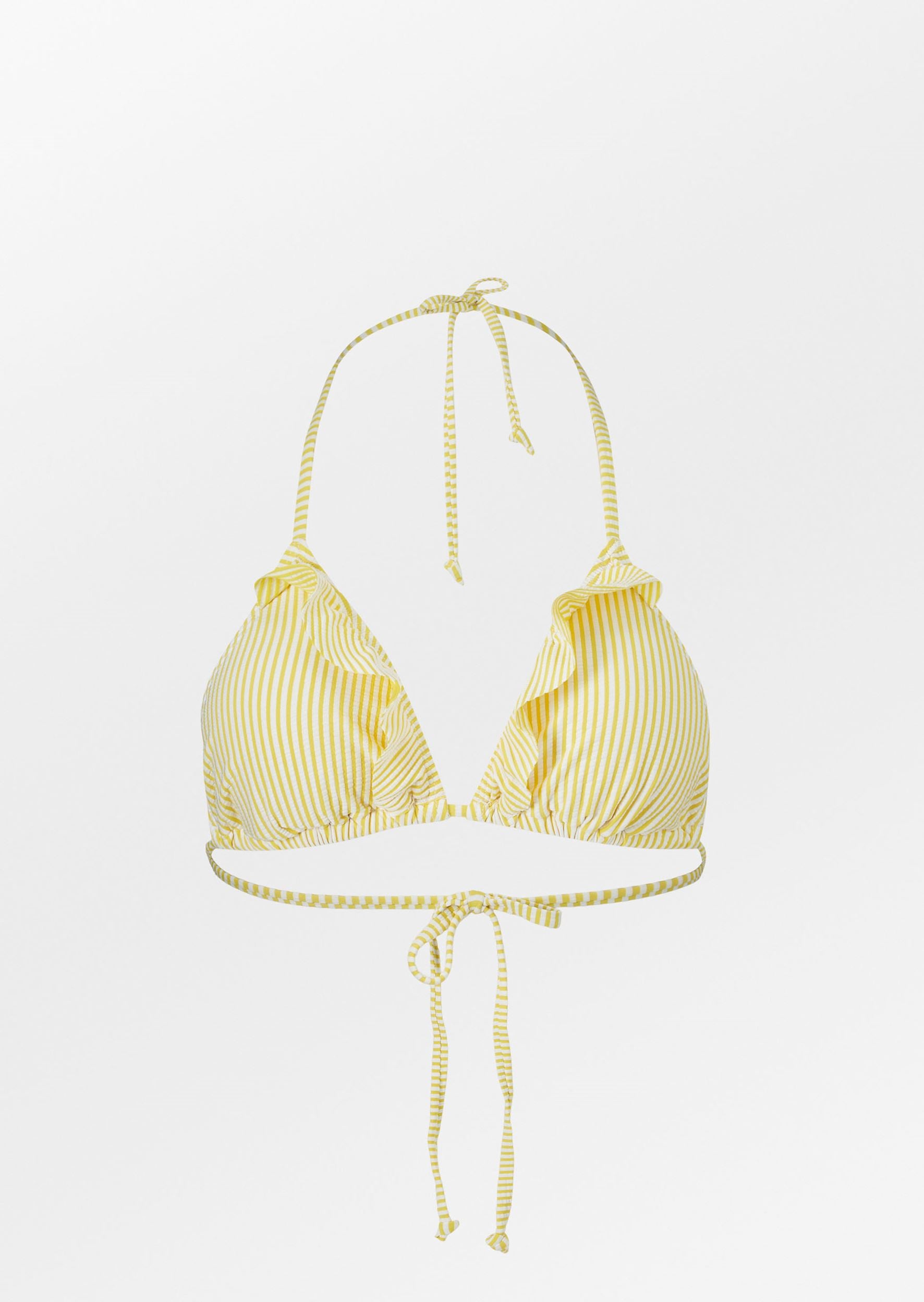 Striba Bel Frill Bikini Top Clothing Becksöndergaard.dk