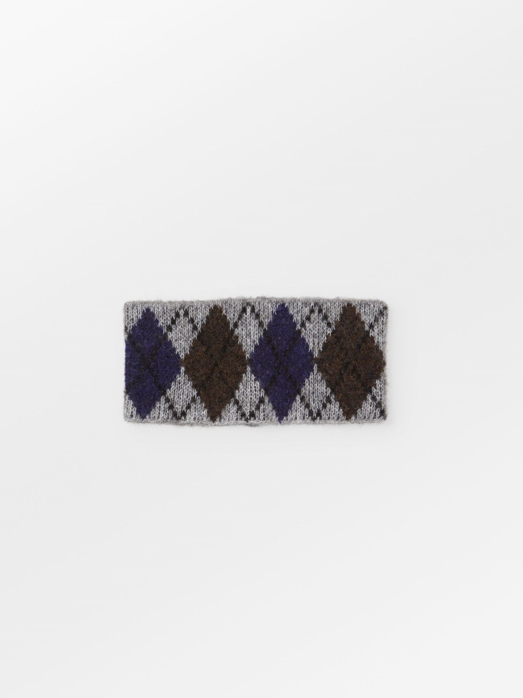 Argyle Wool Headband OneSize Becksöndergaard.dk