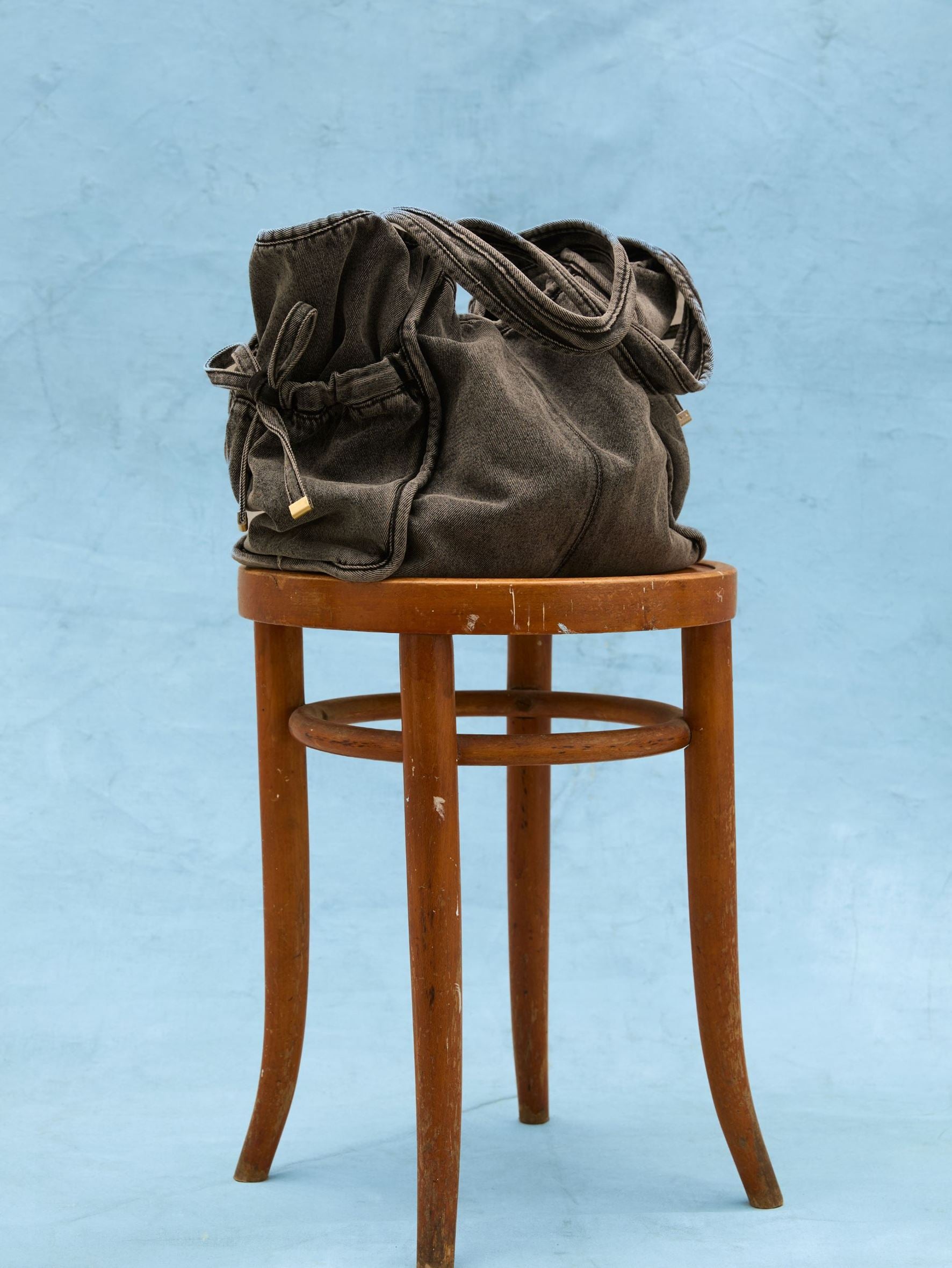 Washed Denima Laurel Bag OneSize Becksöndergaard.dk