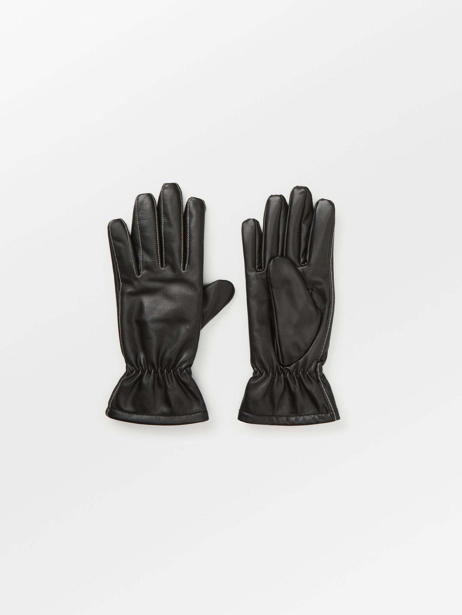 Becksöndergaard, Smooth Leather Gloves - Black, accessories, accessories, gifts, black week, black week