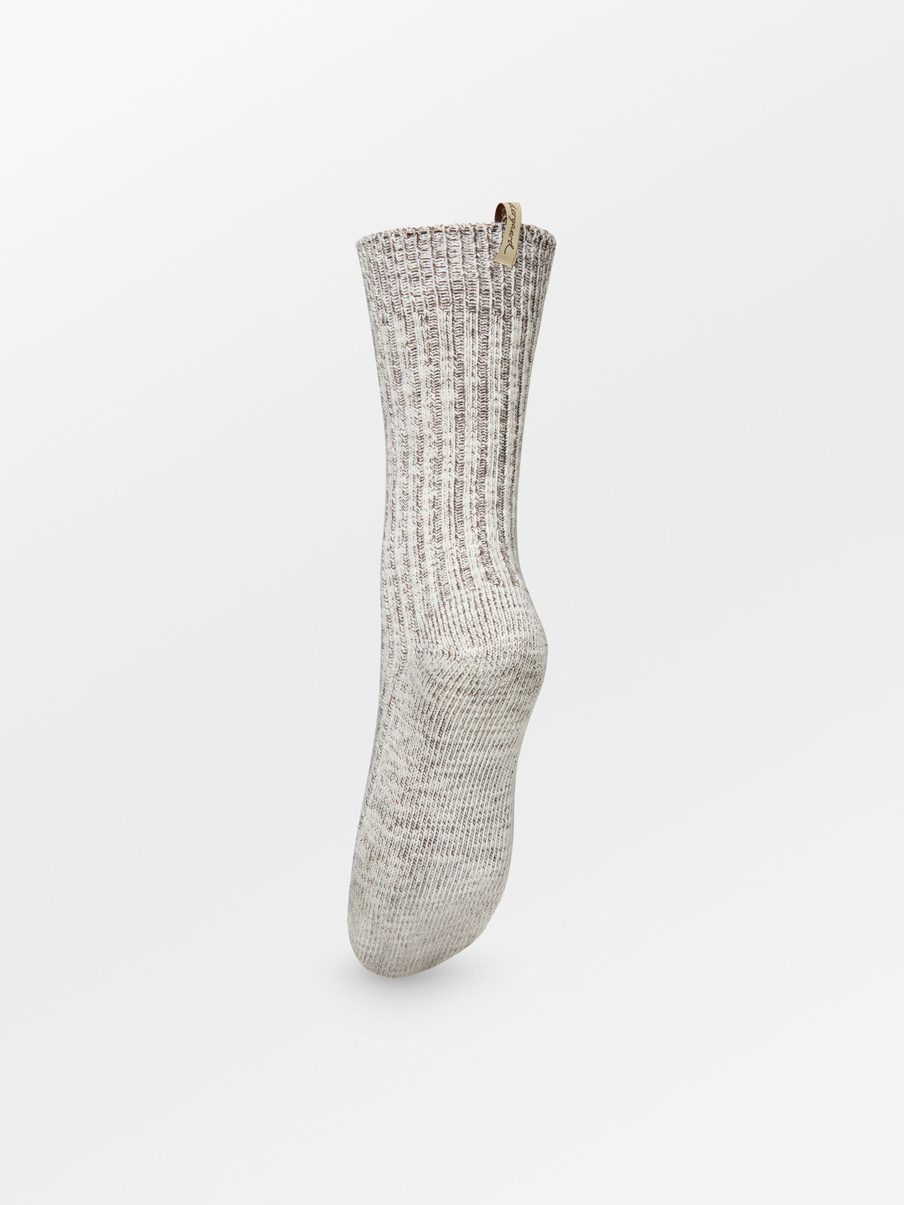 Melange Cotta Sock Socks Becksöndergaard.dk