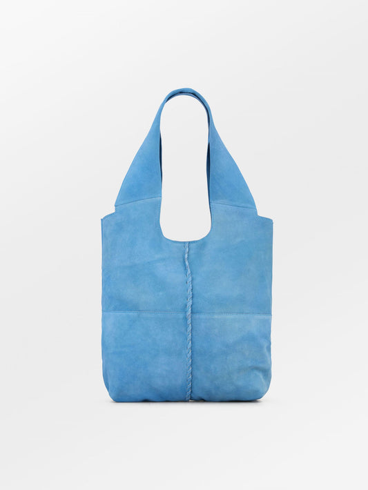 Becksöndergaard, Suede Demi Bag Black - Azure Blue, bags, bags